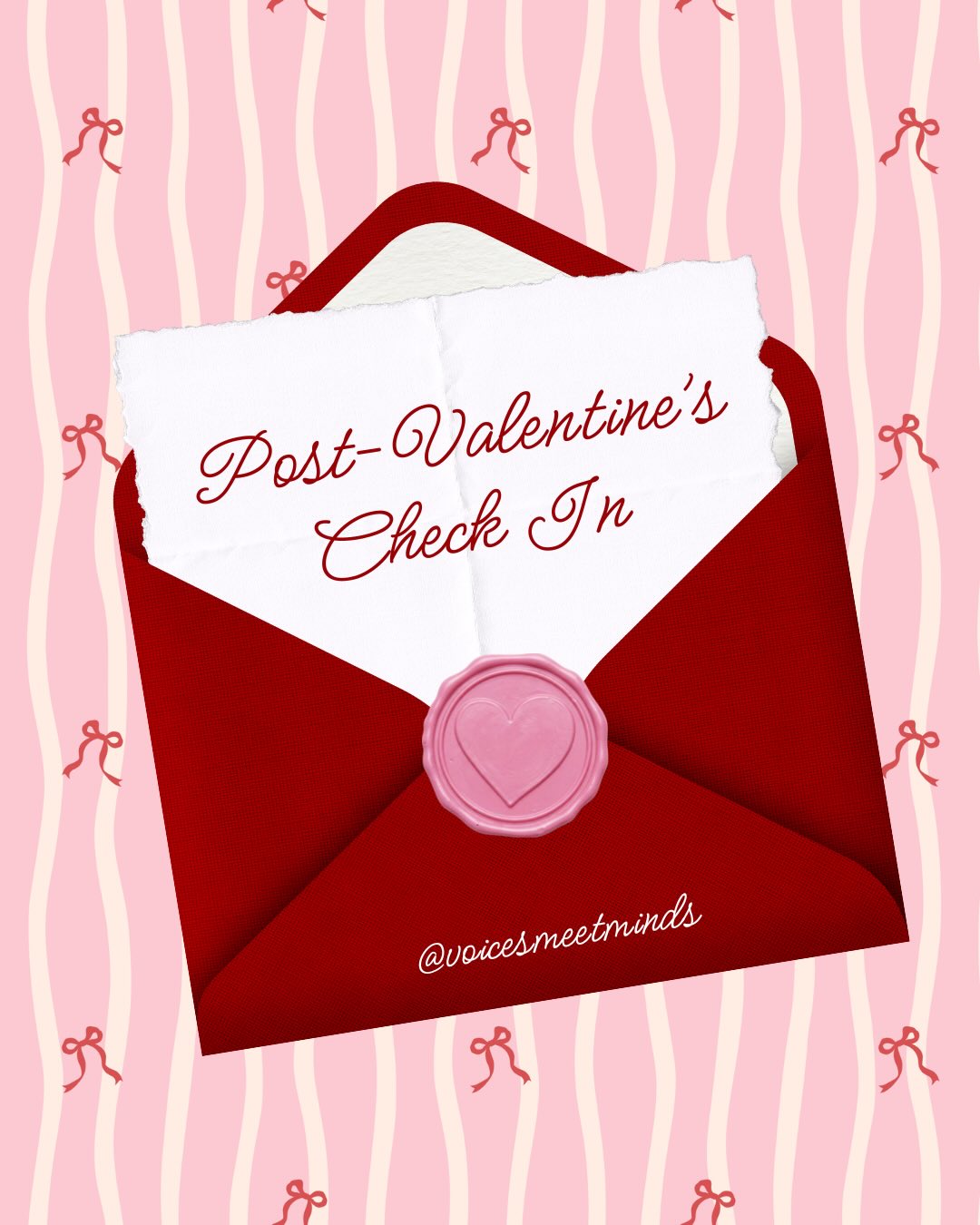 Valentine’s Day can bring up a lot.
For some, it felt warm and affirming.
For others, it felt heavy or lonely.
For many, it was somewhere in between.
At Voices Meet Minds, we believe mental health means making room for both joy and grief. Sometimes at the same time.
You are not behind.
You are not wrong for feeling good.
You are not wrong for struggling.
Love looks different in every season.
Where are you right now? 💗🌧🌱
-
#postvalentinesday #selfcompassion #healingjourneys #mentalhealthmatters #voicesmeetminds
