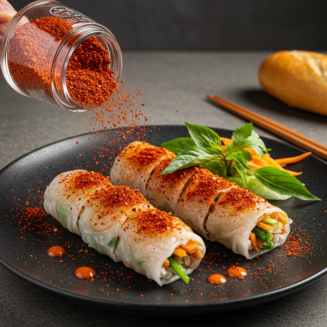 🎉 "A Twist to Your Vietnamese Favorites!"
Sprinkle Korean red pepper powder on banh mi or noodle salads for a bold, spicy kick. 🌶✨
📌 Perfect for food adventurers!
#VietnameseFlavors
#KoreanSpice
#PhoAndSpice
#BanhMiLovers
#SpiceUpVietnam
#FusionCuisine
#VietnamMeetsKorea
#BoldAndSpicy
#AsianFoodFusion
#KoreanRedPepperInVietnam