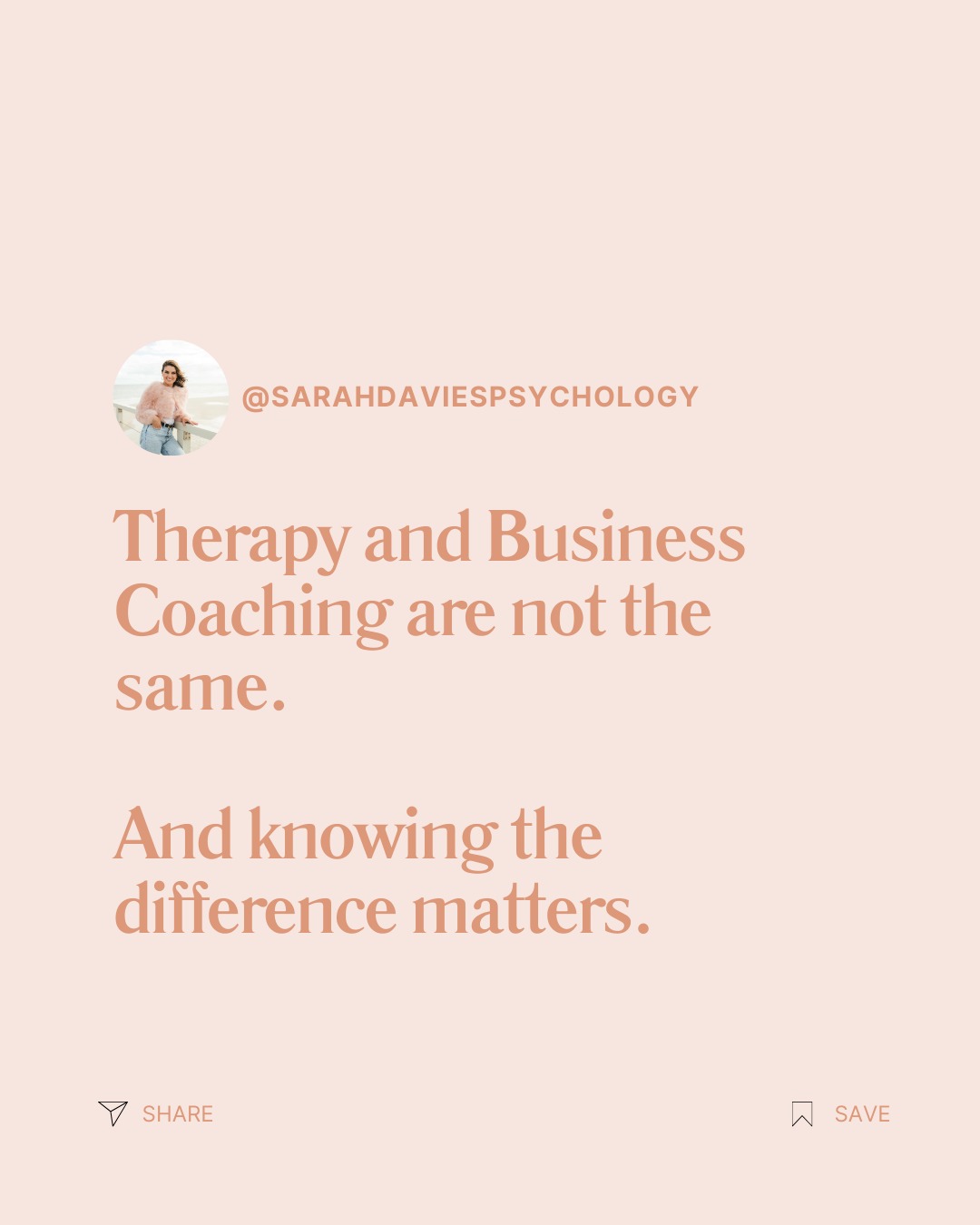 Not all overwhelm is a mental health disorder.
Sometimes it’s the weight of responsibility.
Of running the business.
Of being the one others rely on.
Therapy treats anxiety, depression, grief and emotional distress.
Coaching supports leadership, positioning, boundaries, capacity and sustainable growth.
They’re different types of work.
Both matter.
If you’re sitting somewhere in between, you’re not alone.
You’re welcome to reach out and we can explore what would best support you.