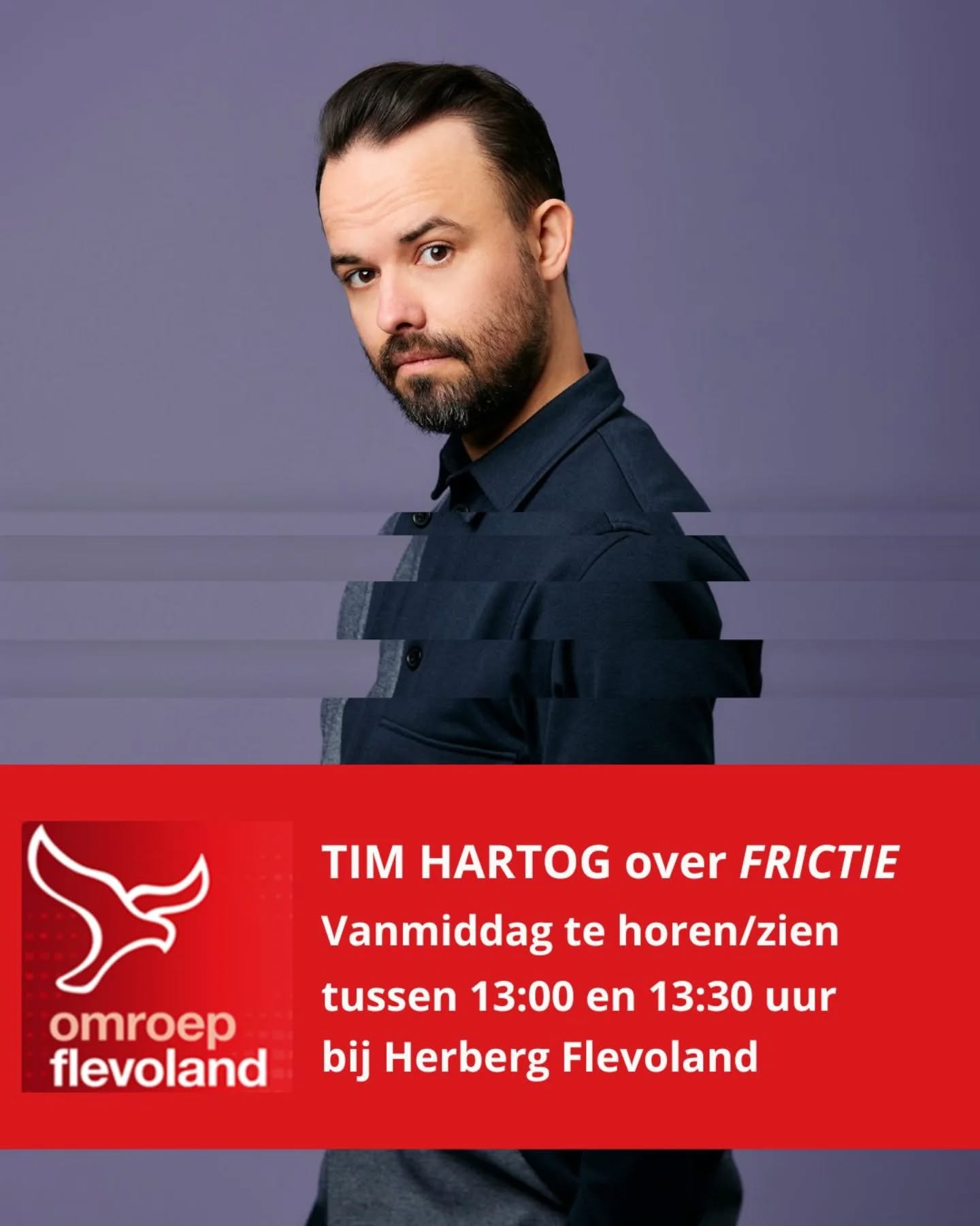 Luister vanmiddag, met een bammetje in je hand, tussen 13:00 en 13:30 uur naar @omroepflevoland Dan is cabaretier Tim Hartog ( @hahahartog ) te gast bij Herberg Flevoland met @aernout.pleket en Marco Verhagen.
Over zijn voorstelling ๐ญ๐น๐ฐ๐ช๐ป๐ฐ๐ฌ; een inspirerend voorbeeld van hoe humor en diepgang elkaar versterken.