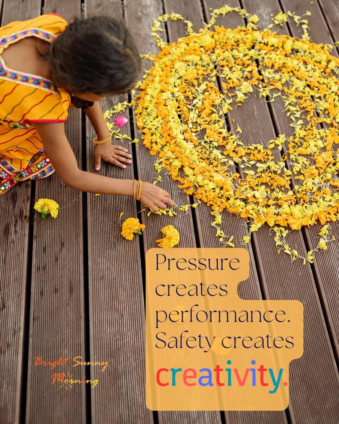 Pressure creates performance.
Safety creates creativity.
Positive parenting isn’t about raising “talented” children.
It’s about raising children who feel free to express what’s already inside them.
Creativity blooms when a child feels seen, not corrected.
When their ideas aren’t laughed at, rushed, or reshaped to fit adult standards.
When messy art isn’t cleaned up too quickly.
When questions are welcomed.
When boredom isn’t immediately solved.
You don’t have to teach creativity.
You protect it.
By listening.
By slowing down.
By allowing mistakes.
By valuing effort over outcome.
A child who feels emotionally safe will create naturally:
stories, drawings, worlds, solutions.
And more importantly, they will trust their own voice. ❤️✨🌟🌞
#positiveparenting #raisecreativekids #emotionallysafe #creativity #consciousparenting