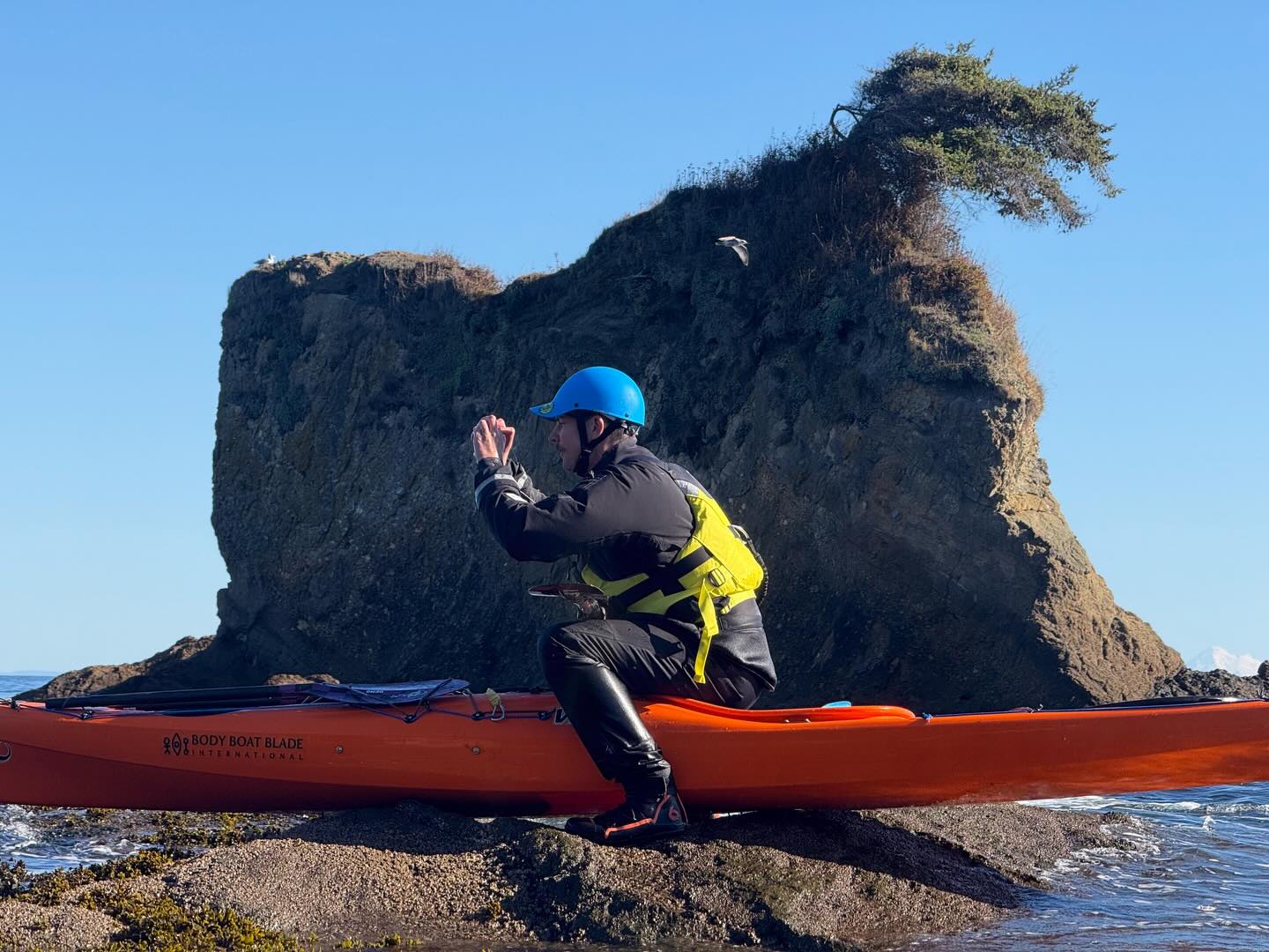 For me, sea kayaking is the most intriguing and complex paddlesport. It offers an immense range of challenging conditions and paddling environments. There’s winds, currents, rocks and ledges, surf, and sea states. Sometimes they can be isolated, occur synergistically, or create absolute chaos.
It’s not difficult to get started. As you progress though, there is an immense base of knowledge to build up and a broad skill set to hone. Especially if you decide to include journeying!
It’s been an interesting developmental path for myself, and I’m proud to be in a position to develop instructors and trainers in the @acapaddlesports. This picture was from a training course in the fall of 2024. I wanted a more stable spot to get better photos and videos 😅.
Looking forward to continued courses and shenanigans!
@phseakayaks
@levelsix
@lendalna
#kayaking #seakayaking #paddlesports #adventuresports #outdoors