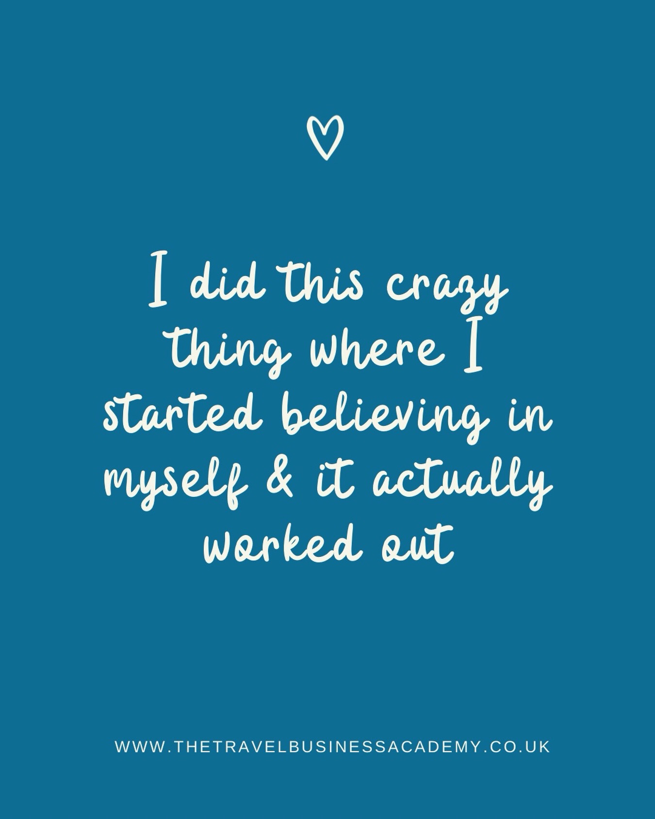 It’s amazing what happens when you stop talking yourself out of things ✨
Sometimes the only difference… is deciding you can!