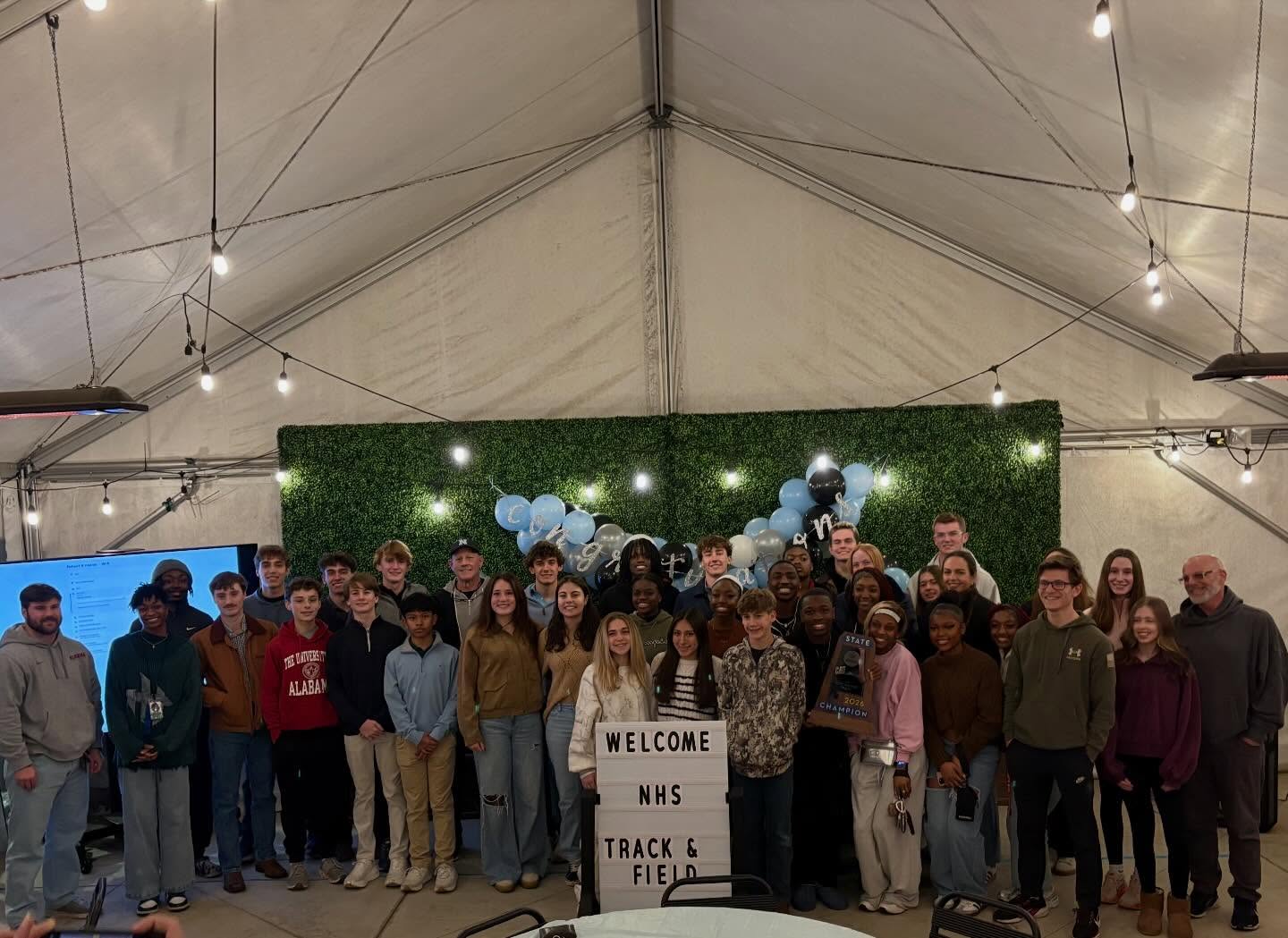 Huge thank you to NHS Indoor Track & Field for letting us be a part of celebrating the end of your season! 🏃♂️🎉 Congrats on a great season — we’re cheering you on for everything ahead! 👏✨
📚 Reminder: All school-related events receive FREE rental at The Venue — we love supporting our local students, teams, and organizations. Reach out to start planning your next celebration!