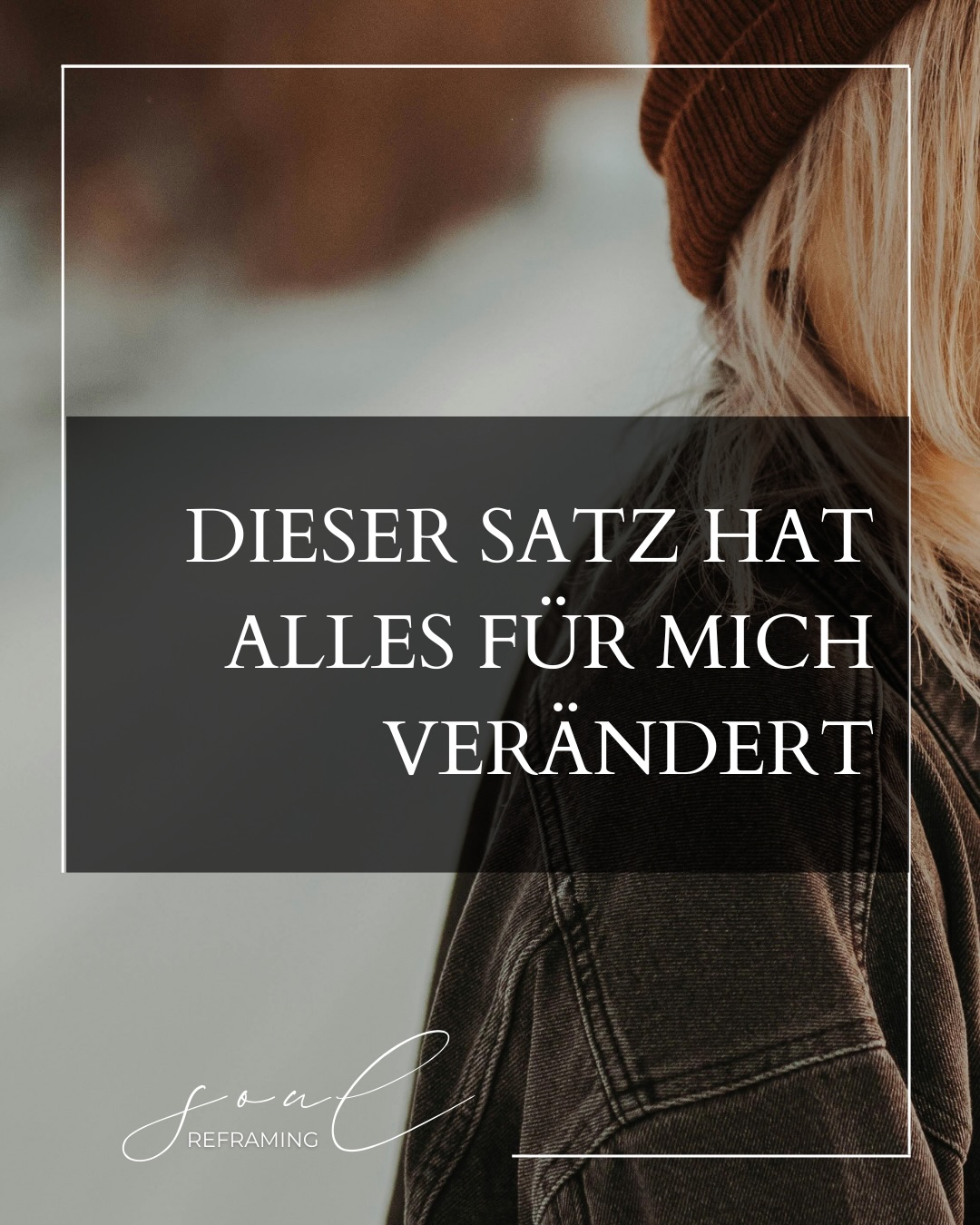 Manchmal reicht ein einziger Satz, um dein ganzes Denken neu zu programmieren.