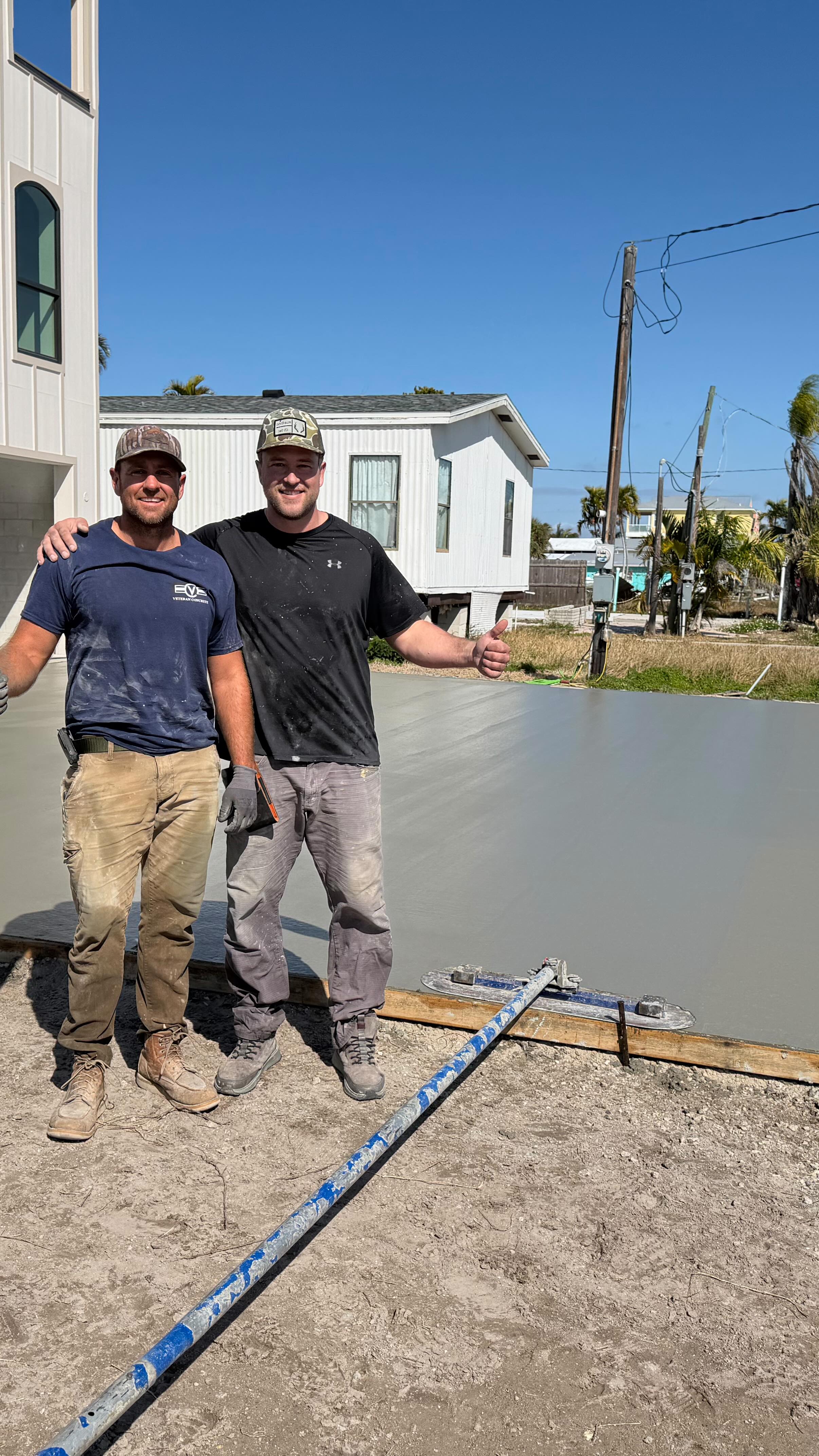 Pouring this driveway in Florida today ☀️ Nothing beats warm weather, smooth finishes, and another solid project in the books. Grateful for the Veteran Concrete crew, the sunshine, and the chance to keep building something that lasts.
Ready for your next concrete project? Let’s make it happen.
#dsmconcrete #dsmconstruction #concrete #iowahomes