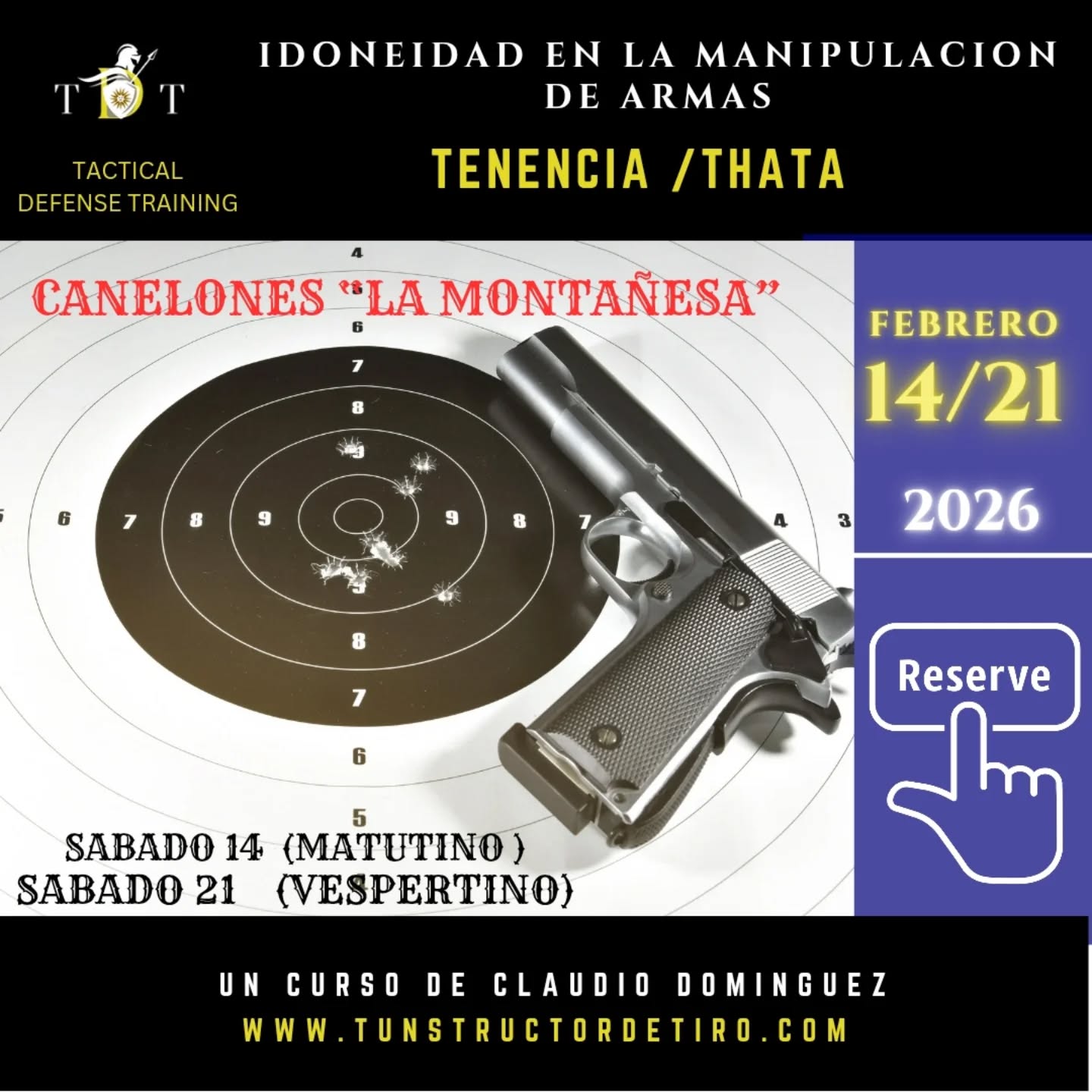 Cursos de Idoneidad , dos fechas para cupos reducidos ! Tus primeros pasos en las mejores manos !!!
También podrás acceder esos días a exámenes médicos y psicológicos!
La calidad es el norte en cada capacitación!
Reserva ya !!!! Los cupos son limitados !!!