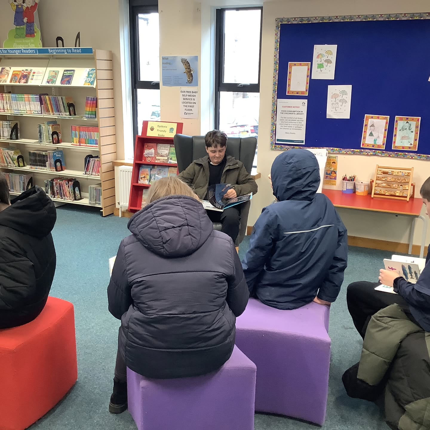 ✨ Class 2 have been busy becoming library experts! 📚
This week we’ve been exploring what makes our school library special and how it differs from the library in town. The young people loved browsing the shelves, choosing books independently, and even reading aloud to a small audience — just like real storytellers. 🌟
So proud of their confidence, curiosity, and growing love of reading! 💙📖