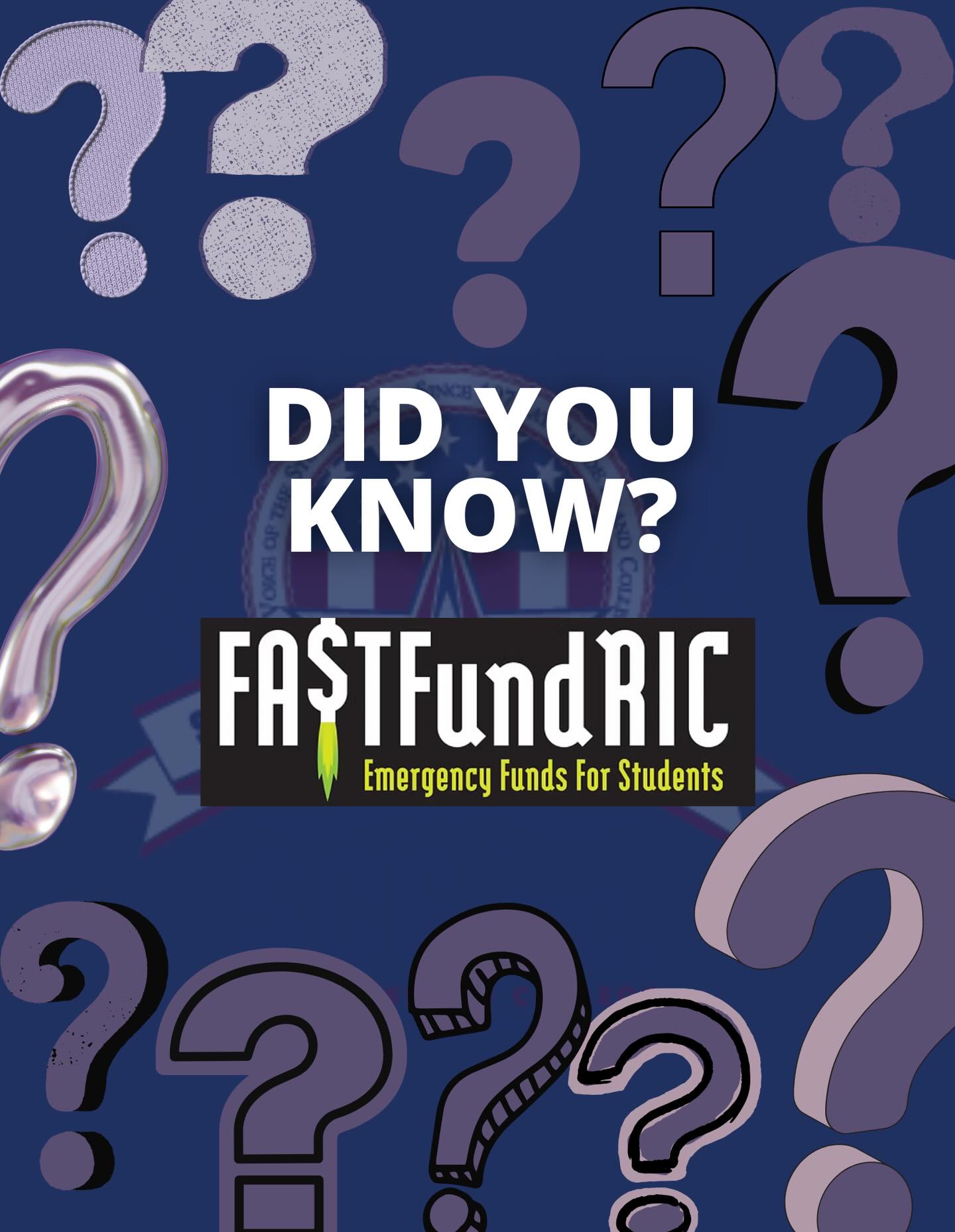 đ¨ DID YOU KNOW? đ¨
RIC Fast Fund is an emergency fund with a limit for $500. Look up Fast Fund RIC for more information.