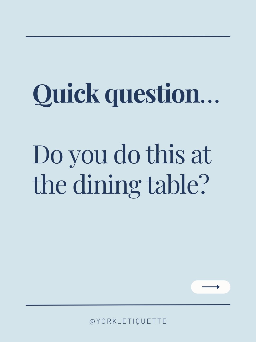 A small dining etiquette habit that makes a big impression! 💫 Most people don’t realize that placing personal items on the dining table breaks proper table manners. Once you know this simple rule, your dining presence instantly elevates ✨ #diningetiquette #modernetiquette #tablemanners #polishedpresence #etiquetteforeveryone