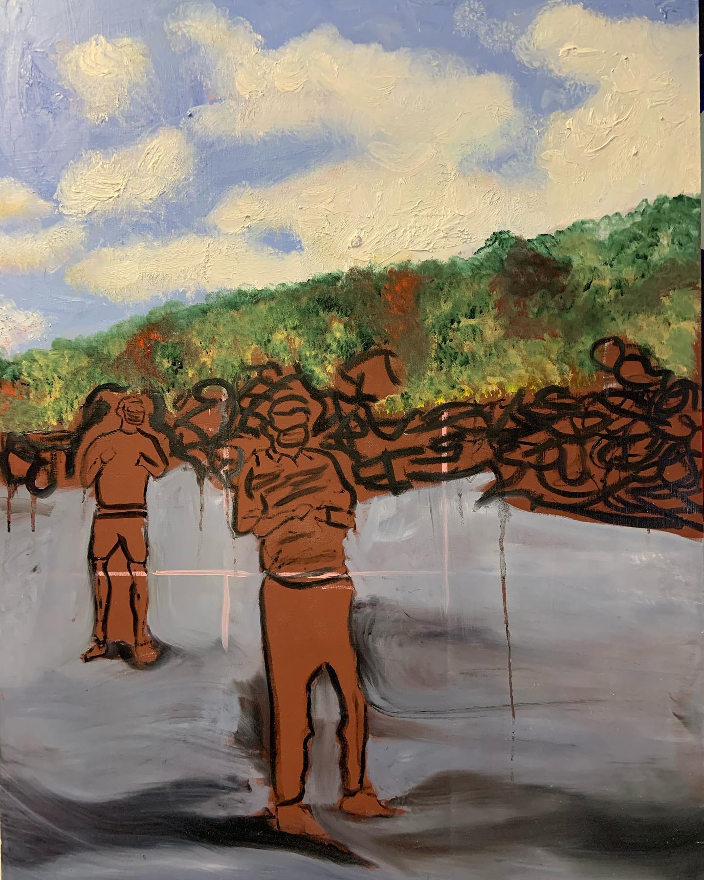 Oil on wood panel. #oilpainting #sketching