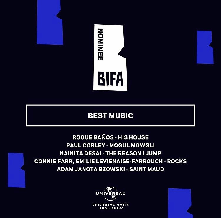 BIFA Nomination! - I’m super proud and excited to say that The Reason I Jump has been nominated for “Best Music” at The British Independent Film Awards (@bifa_film) this year. @bafta Breakthrough Brit Nainita Desai invited me to be assistant Composer on this heartfelt and insightful project based on the biography attributed to a Naoki Higashida, a non-verbal autistic person from Japan – produced by @britishfilminstitute and directed by Jerry Rothwell. Congrats to all other nominees!
•
•
•
•
•
•
•
•
#BFI #BAFTA #BAFTAbreakthroughbrit #nainitadesai #mannersmcdade #mannersmcdademusic #music #film #TV #soundtrack #composer #musicproducer #musiccomposer #assistantcomposer #BIFA #britishindependentfilmawards #BAFTACrew #jerryrothwell #thereasonijump #thereasonijumpbook
