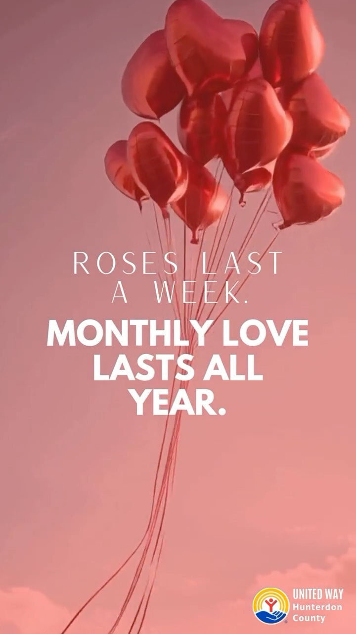 Roses fade. Chocolates disappear.
But love that shows up every month? That changes lives. This Valentine’s Day, give a gift that supports Hunterdon County families all year long. 💗
Become a volunteer or monthly donor and make your love last
