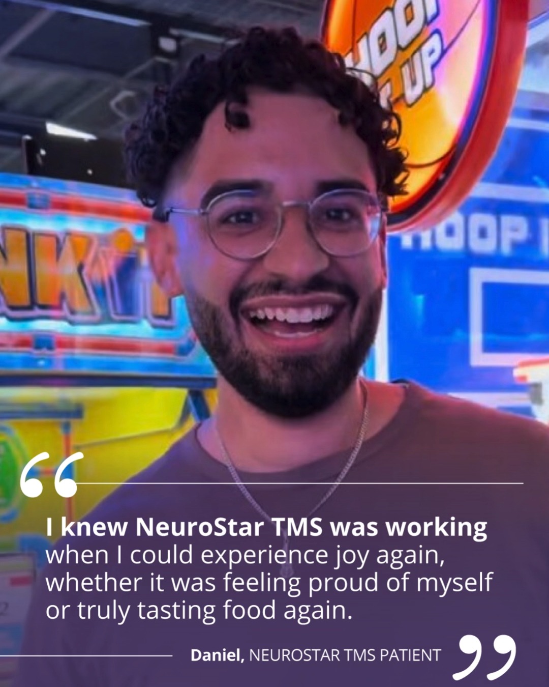 After years of depression with anxiety and trying different medications, Daniel explored NeuroStar TMS in the summer of 2025. During treatment, he was able to begin tapering medications and started noticing small but meaningful changes, feeling more like himself, finding joy again, and gaining confidence. The difference wasn’t just something he felt; it was noticed by the people closest to him as well.
Schedule a consultation if you or a loved one are exploring additional treatment options. Link in Bio.
#NeuroStarTMS #PatientAdvocate #MentalHealthCare #NeuroStarProvider