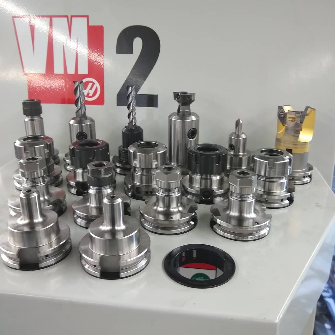 I might be a little ocd when I take out my tools. We keep a bunch of tools in the machine all the time. 9 endmills, 2 ballmills, a spot drill, a chamfer tool, and a face mill.