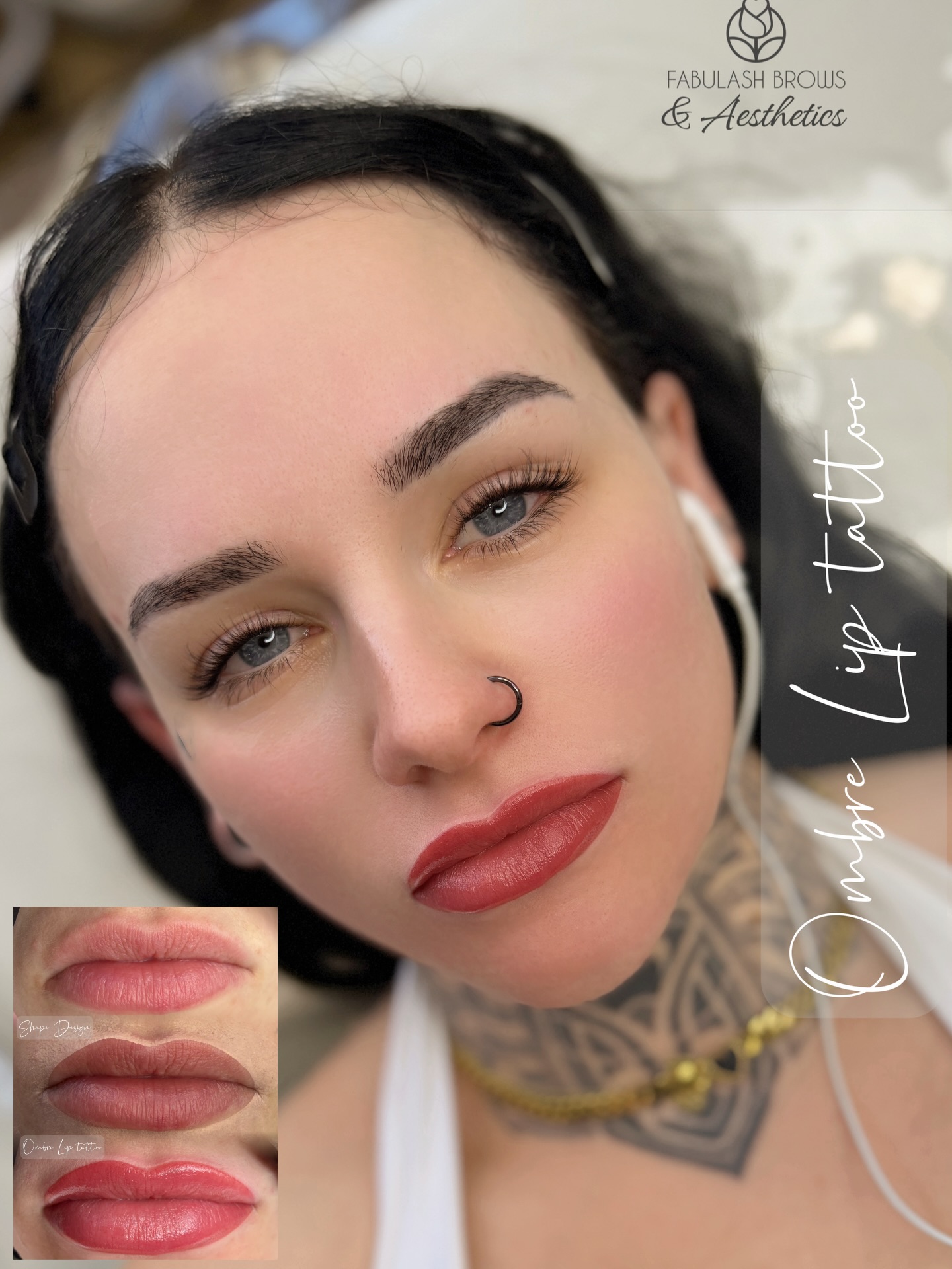 💁♀️To day is the day!!! She wants to correct the natural lip shape and get the color matched her natural lip color! So i did Ombre style !!! #liptattoo #shapecorrection #nz #wellingtoncosmetictattoo #wellington