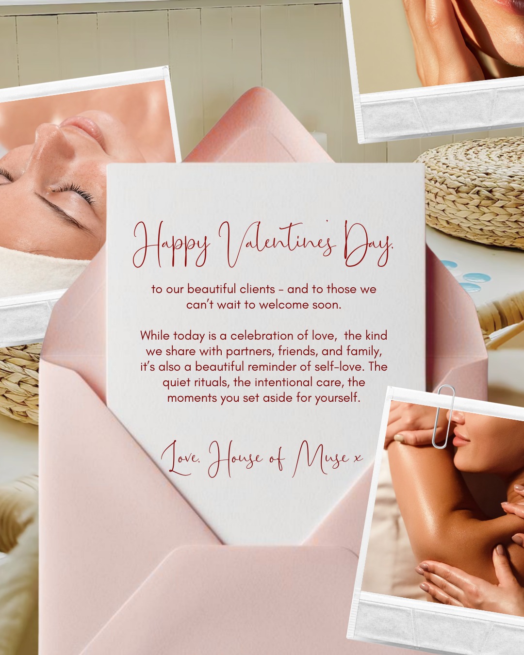 Happy Valentine’s Day to our beautiful clients - and to those we can’t wait to welcome soon. Today is a reminder that self-love matters too 💖
