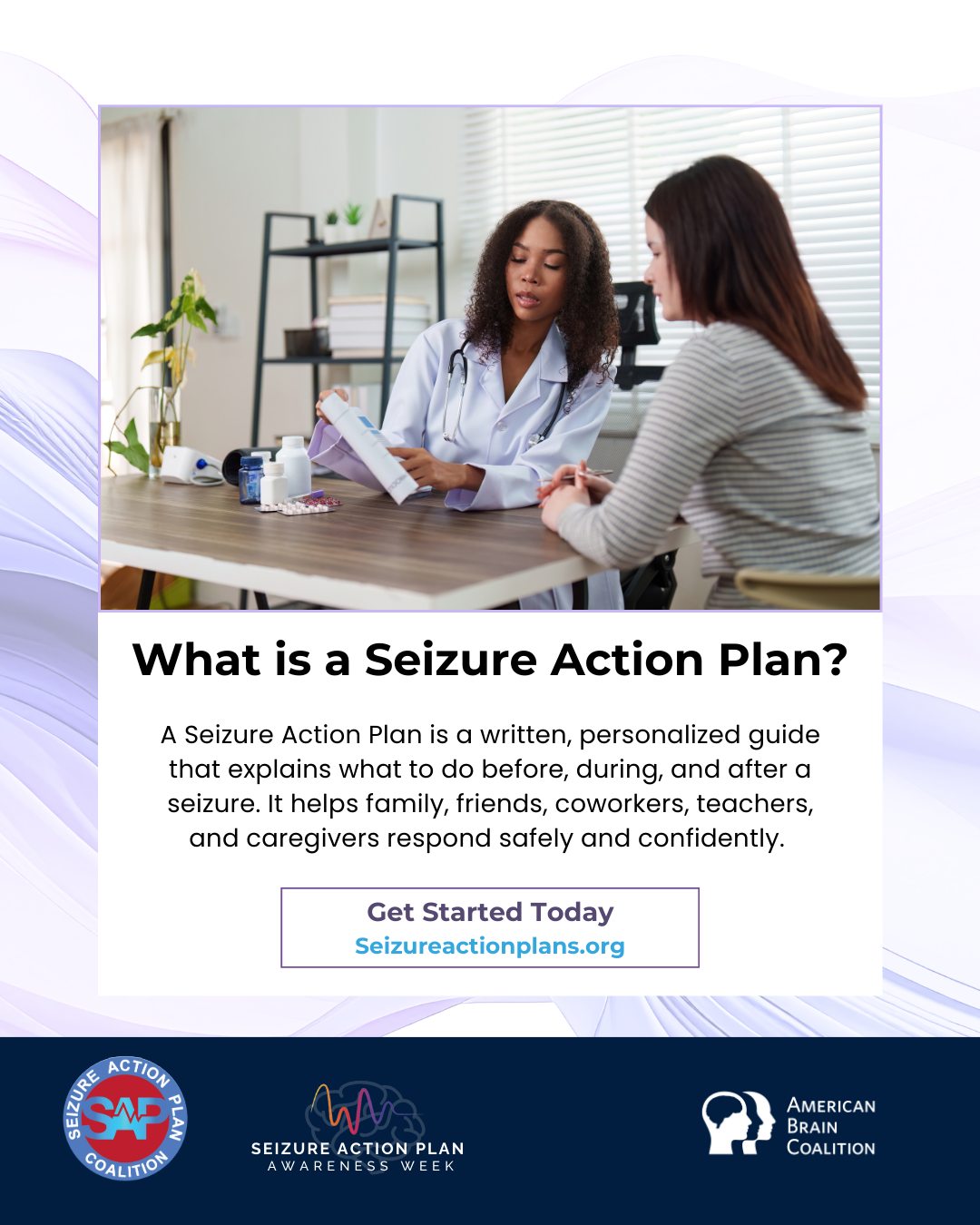 A Seizure Action Plan is a written, personalized guide that explains what others should do before, during, and after a seizure. During a seizure, a person may not be able to speak or communicate. The plan removes guesswork and helps family members, friends, coworkers, teachers, and caregivers respond calmly and correctly.
➡️ Learn more, download a plan, and visit #Linkinbio. Please share this post to help others be prepared.
#SAPAW2026 #SeizureActionPlans