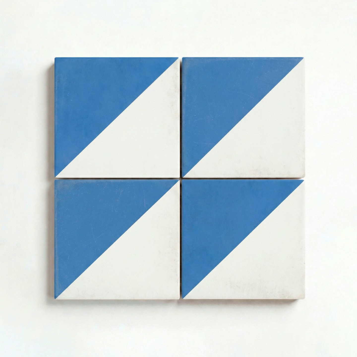 Piso cemento liquido | Diagonal 25x25 | Azul