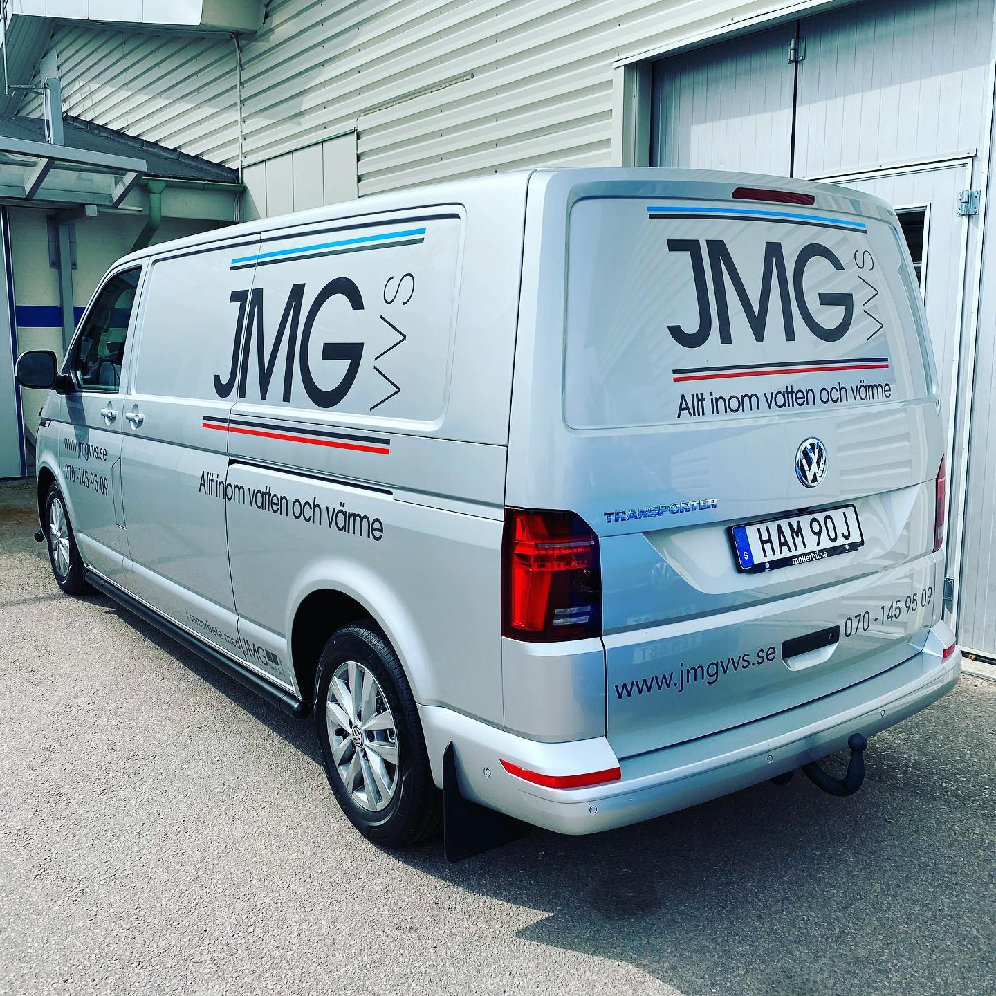 Fordonsdekor åt VVS-mästarna #jmgvvs