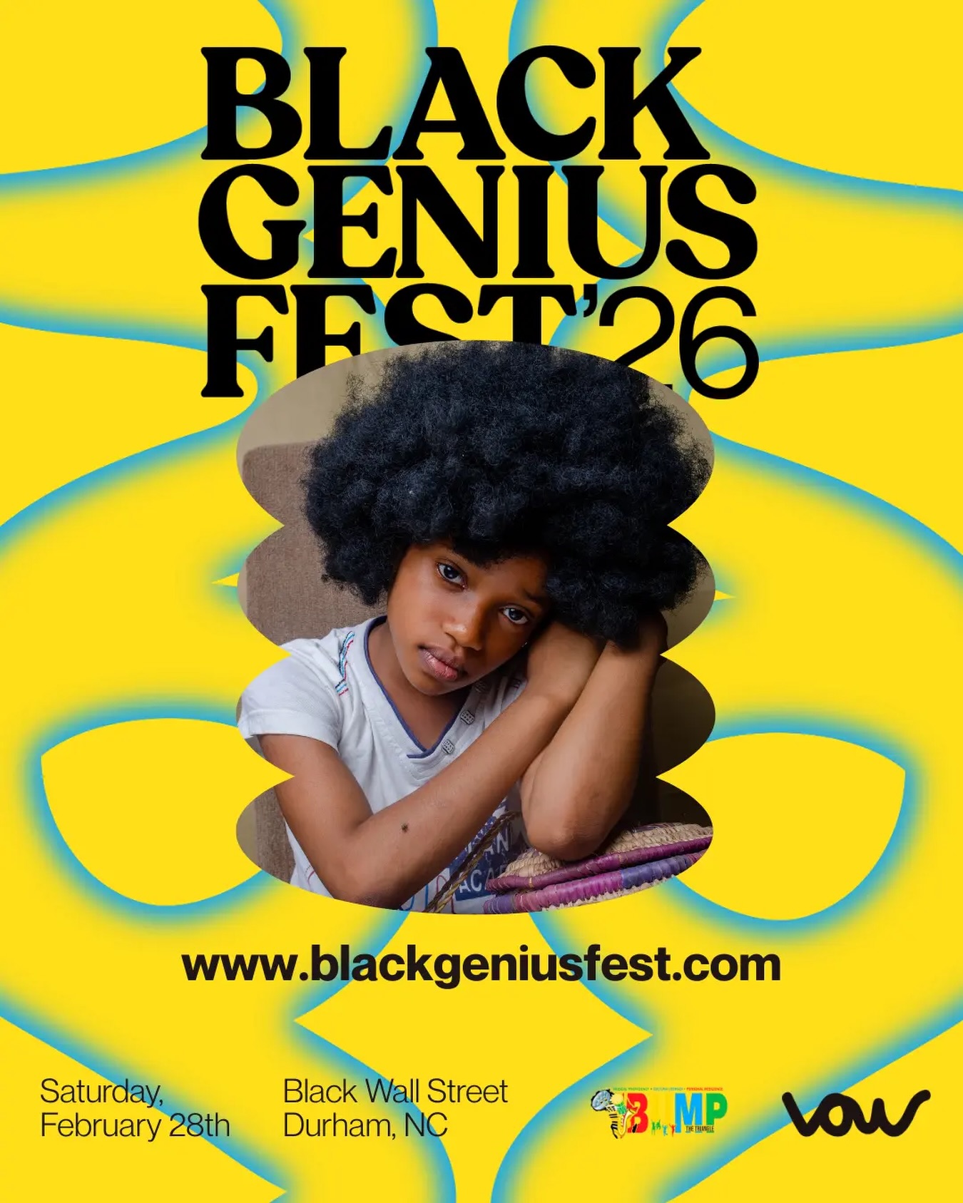 We’re proud to partner with @villageofwisdom for Black Genius Fest 2026!
🖤 Join us on February 28 on Durham’s historic Black Wall Street for a FREE, community celebration marking 100 years of Black History Month.
✨ 18 interactive exhibitions.
✨ Live performances.
✨ Hands-on activities for all ages.
🎟️ Register free: www.blackgeniusfest.com
#BlackGeniusFest #BlackHistoryMonth100 #Durham #BlackWallStreet #ArchitectsOfTheDream