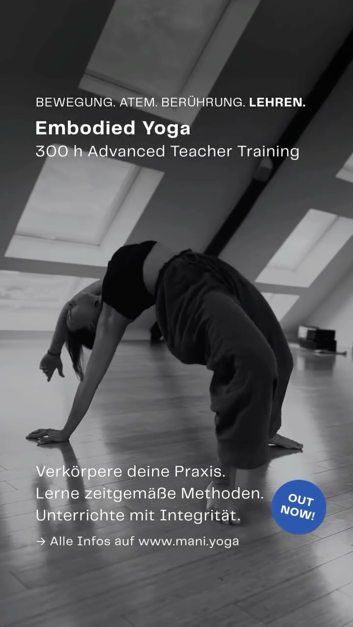 Die Anmeldung ist offen ✨!
Im Oktober 2026 startet unser Embodied Yoga 300h Teacher Training.
Check our line-up & make a move 😍!
#yoga #yogaintrier #teachertraning #300hoursyogateachertraining yogalehrerausbildung