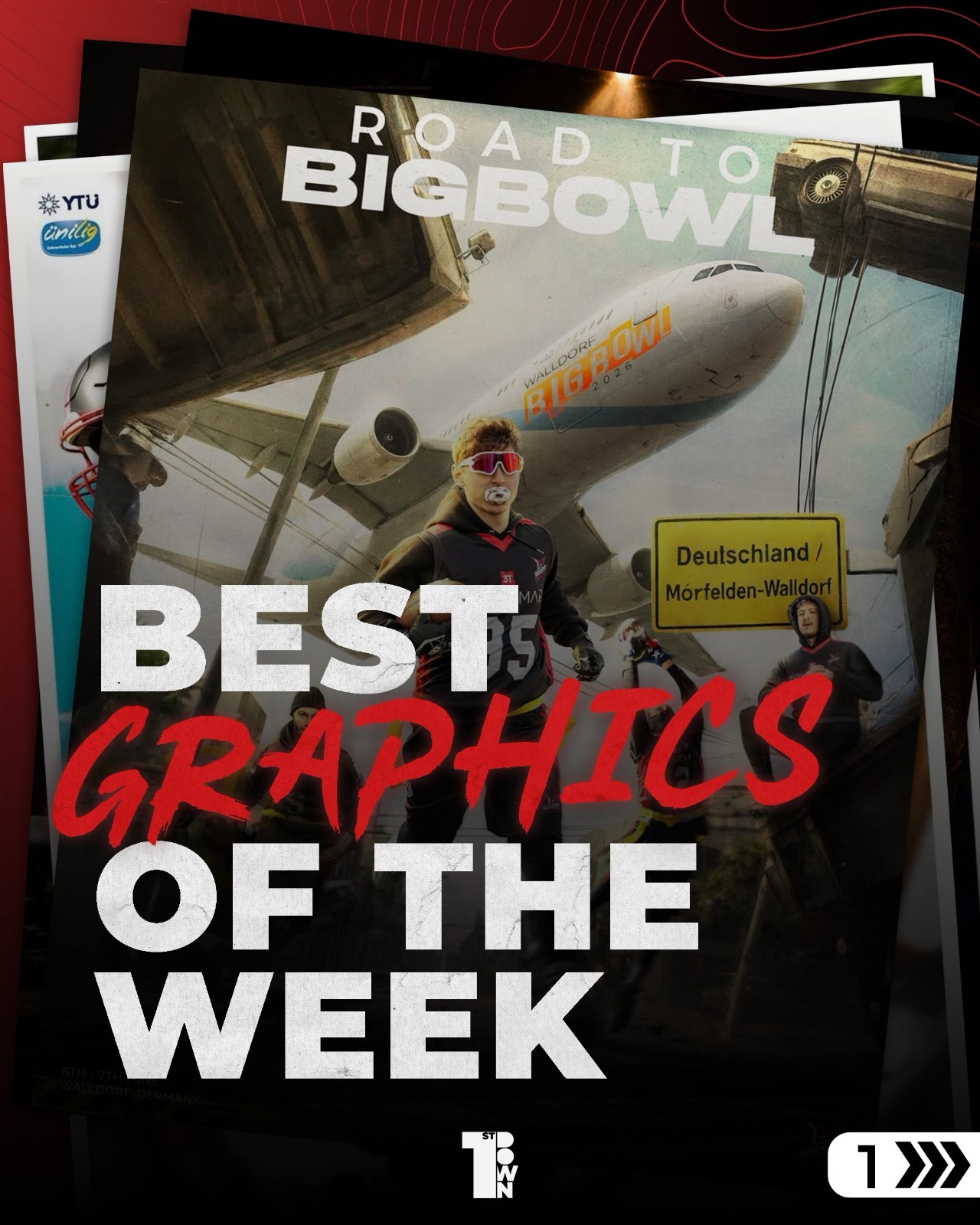 We asked our team to choose the Top5 graphics of the week.
It wasn’t easy, but here are the ones they voted!🔥
Tag the graphics down here⬇️
#firstdownmag #graphic #design