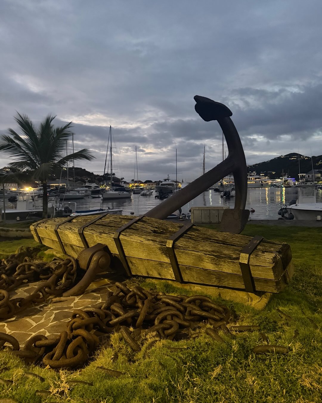 We have just arrived back on BriZo from ‘Eddy’s’ outside Gustavia (StBarts). As I mentioned St Barts is unique of all the Caribbean islands as it’s small size and dry nature did not lend itself to commercial planting. We have been visiting on and off for 25 years and the main anchorage is Gustavia its tiny port. St Barthélemy (St Barts) can be intimidatingly (read excruciatingly) wealthy unless you scrape the surface, houses range from 5-25 million Euros typically with a population of just 11,000. Originally French they traded it to the Swedish, (under Gustav III hence the port name) for just under 100 years until 1878 when the French repurchased it.
Anyway we had an unbelievably lovely meal in the least ostentatious restaurant in the capital, hidden to many but for those that live or frequent here, we happened upon the ‘garden restaurant’ some 12 years ago by mistake and have been coming back since, often with friends and family!
Originally just called ‘Ghetto’ 30 years ago his granddaughter told us Eddy himself turned 70 last year and was still in attendance tonight. During the day you would not know there is a restaurant there, no sign, no phone number and sandwiched between buildings. Yet in the evening two Wooden doors open up from the street to what I can only describe as a secret garden ‘food oasis’ nestled between its own almond trees and palms.
Anyway great night, then a walk along the billionaires super yacht dock to pick out the ‘cool from the crass’ designs and names !
Then reality kicks in as we climb into our tiny 3m tender and off into the dark leaving the port and lights behind a kilometre out of the harbour to where BriZo is anchored in the bay - a little bit the worse for the earlier ‘Dark and Stormy’ and ‘Old Cuban’ cocktails and bottle of wine (not the 4,000 euro one on the wine list), we negotiate the transfer to BriZo and lift the tender in the large swells that are a feature of Gustavia. We pinch ourselves we are still able to live the dream at the same age as Eddy !