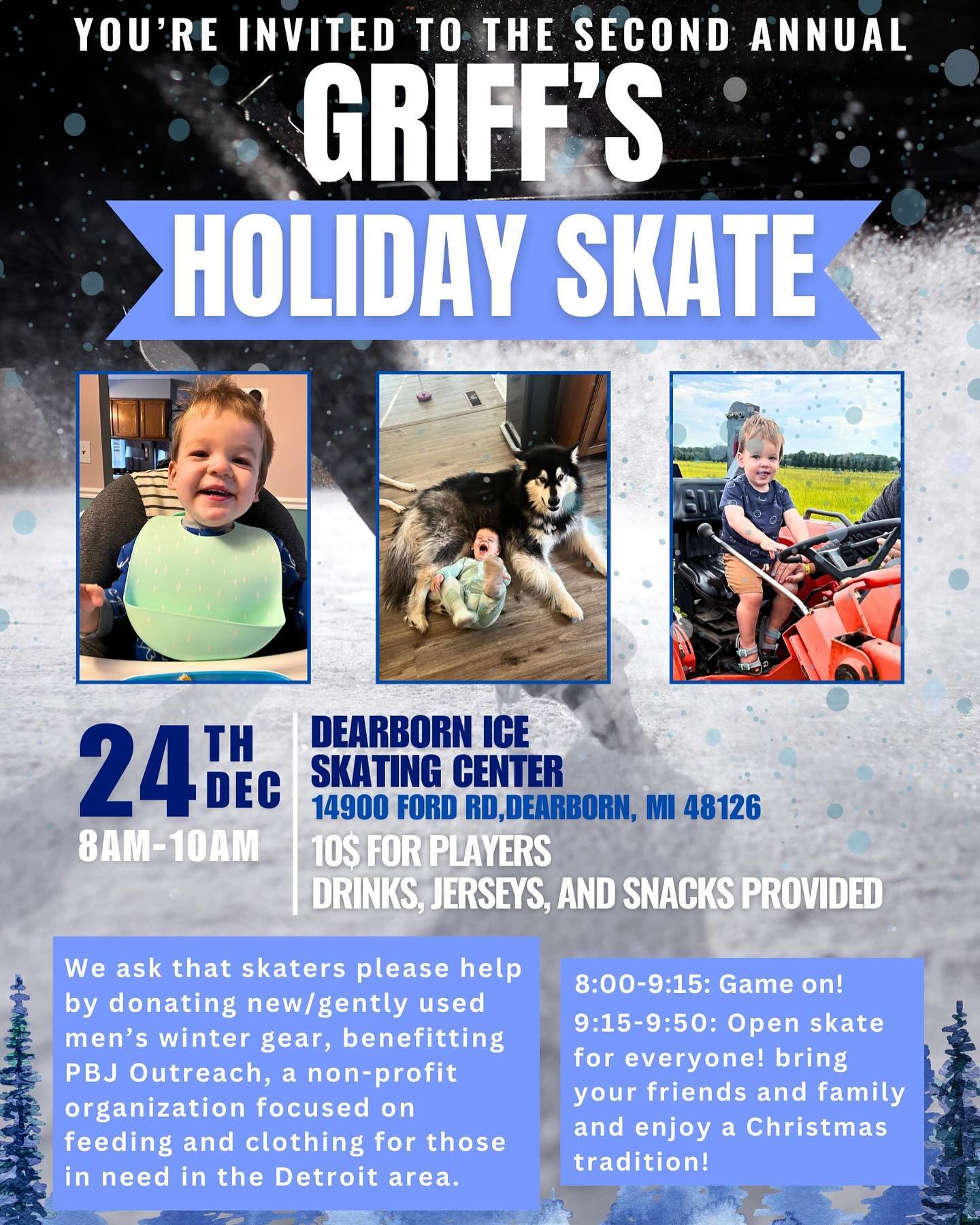 Join us for the 2nd annual Griff’s Holiday Skate!