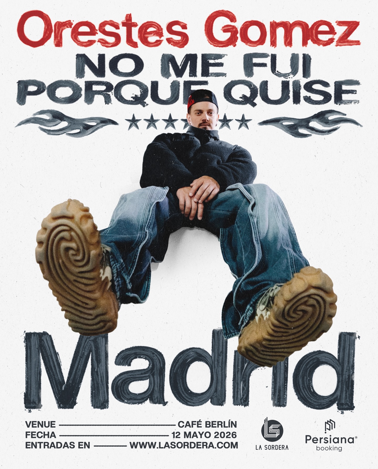 MADRID después de 5 años vuelvo con mi show. nos vemos el 12 de mayooooo, pásenle a sus panas allá 😮💨🇻🇪❤️🔥 tambor trancao’
Entradas en lasordera.com