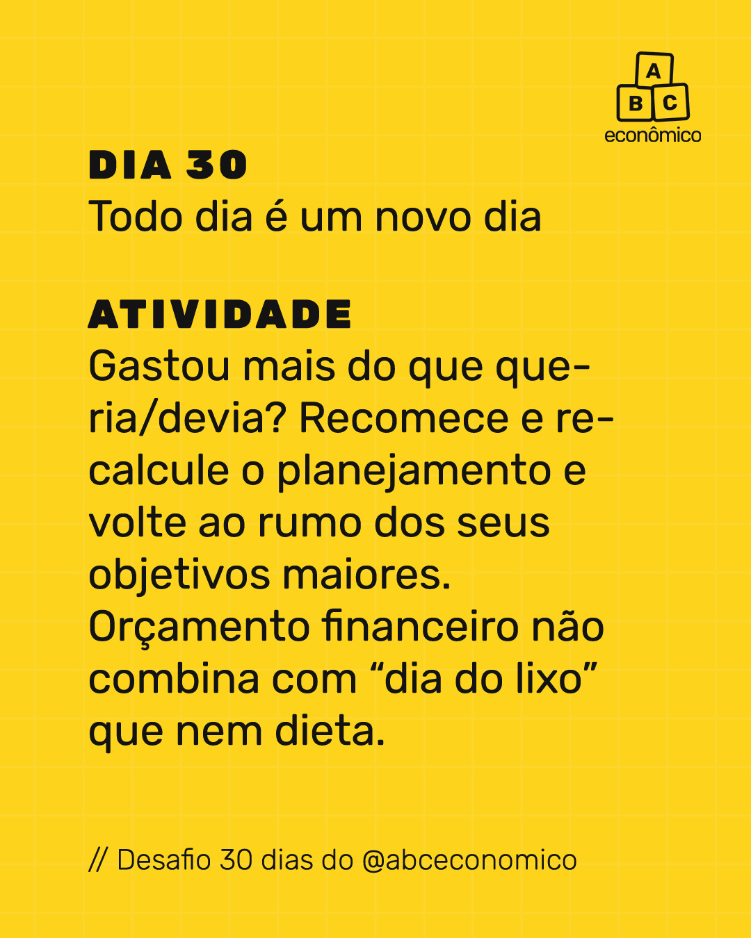 #abceconomico #educaçãofinanceira #dinheiro #economia #desafio30dias