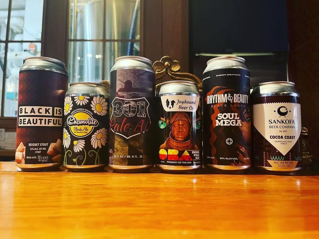 Reposted from @rightproperbeer The all Black-owned beer line-up for our Hopportunity Release Party! From now until 7pm celebrate #BlackHistoryMonth with a special collab from @blackbrewmovement and cans from @urbangardenbrewing, @soulmegadc, @joyhoundbeercompany, @sankofabeer, @blackvikingbrewing, and @patuxentbrewingco.
Grab a glass of Hopportunity on draft and get a taste from the newest beer brand @libco2021!
