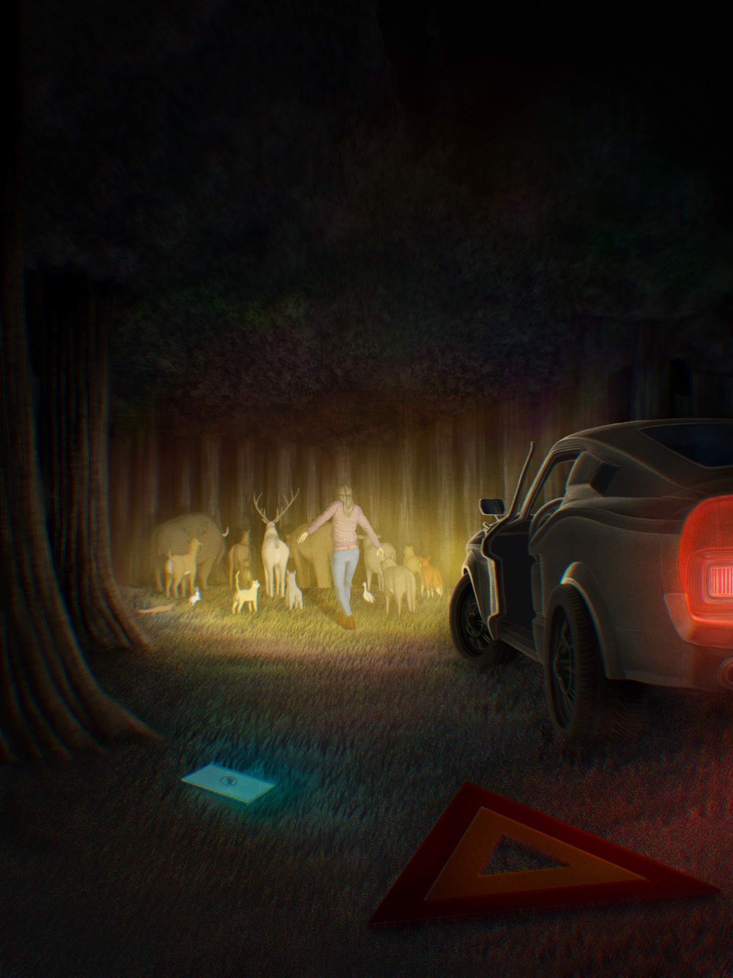 "Somewhere only we know"
A handmade illustration inspired by how freedom and peace are only possible where we can grow without fear or need for what they say will make us happy, "civilized", and complete.
A realization that, for some, only comes after finding that they're still alive, despite losing or leaving behind everything they used to believe defined them.
We get away to relax, unwind, and de-stress because rather than leaving home, we're actually trying to come back.
"Birds born in a cage think flying is an illness." – Alejandro Jodorowsky
"All that is gold does not glitter, Not all those who wander are lost; The old that is strong does not wither, Deep roots are not reached by the frost." - J.R.R. Tolkien