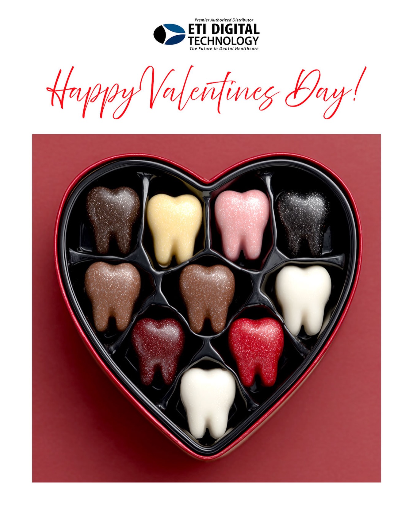 💜 Love is in the air because of customers like YOU! Wishing you a very Happy Valentine’s Day from all of us at ETI Digital Technology and ETI Empire Direct! 💜
.
📚 For more information on our product line, contact ETI Digital Technology today at 714-238-1490 or sales@etidigitaltechnology.com. You can also visit our 🌐 website at www.https://www.etidigitaltechnology.com more information!
.
#DigitalDentistry #GoDigital #ETIDigital #ETIDigitalTechnology #HappyValentinesDay2026