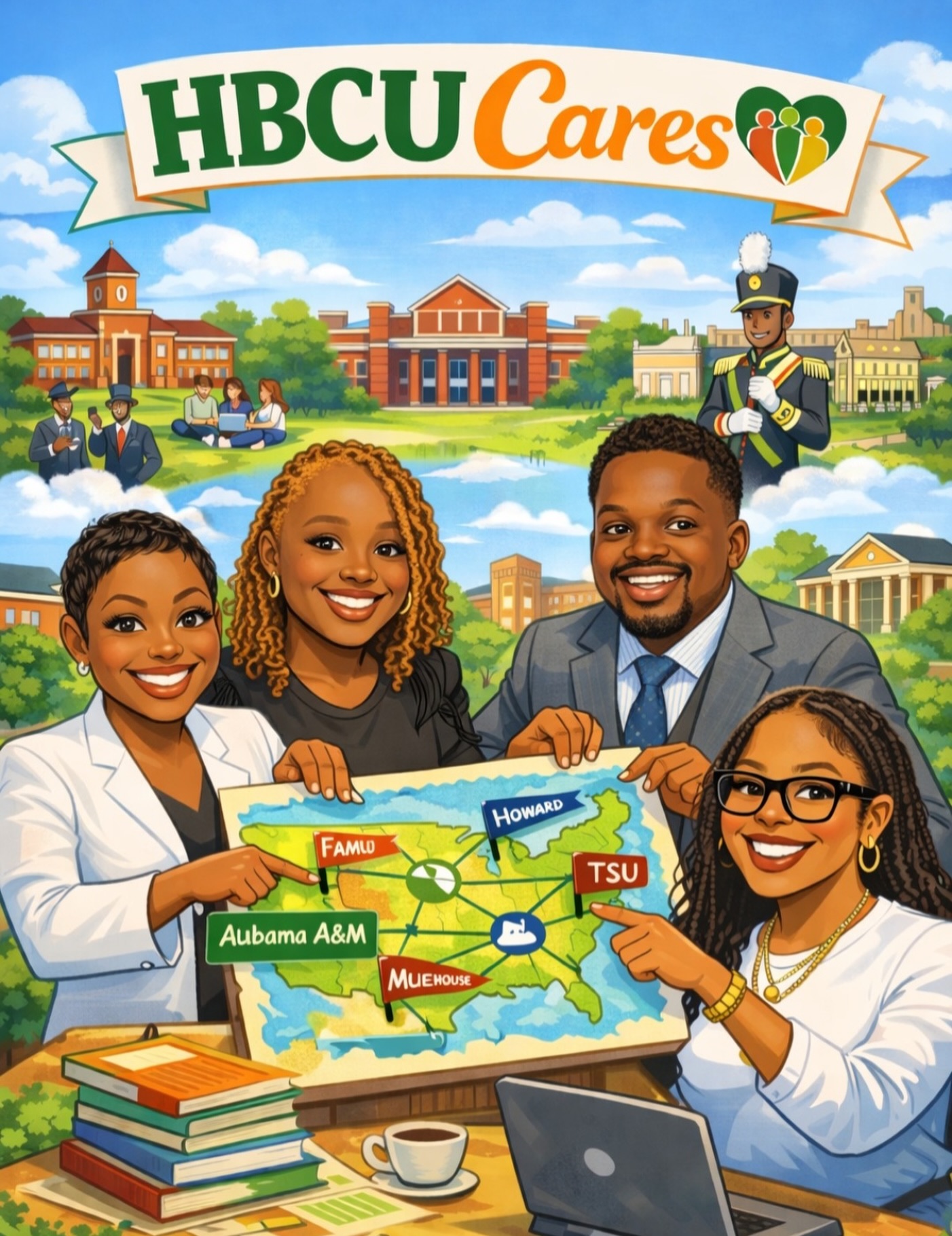 HBCU Cares had to join the fun! ✨
Strategy. Support. Strengthening HBCUs. That’s the job at HBCU Cares.💼🎓
#hbcucares #communityimpact #hbculove