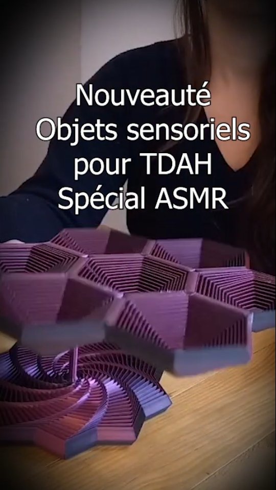 🔊 Les objets sensoriels présentés en ASMR 👂 Tendez l'oreille et apprécier le sons que fait les objets TDAH quand on les manipulent. Réalisez par @1pressionnemoi , ils sont disponibles à la boutique et sur l'eshop dès maintenant 😉
#TDAH #artisanatlocal #hyperactivité #impression3D #TroublesDYS