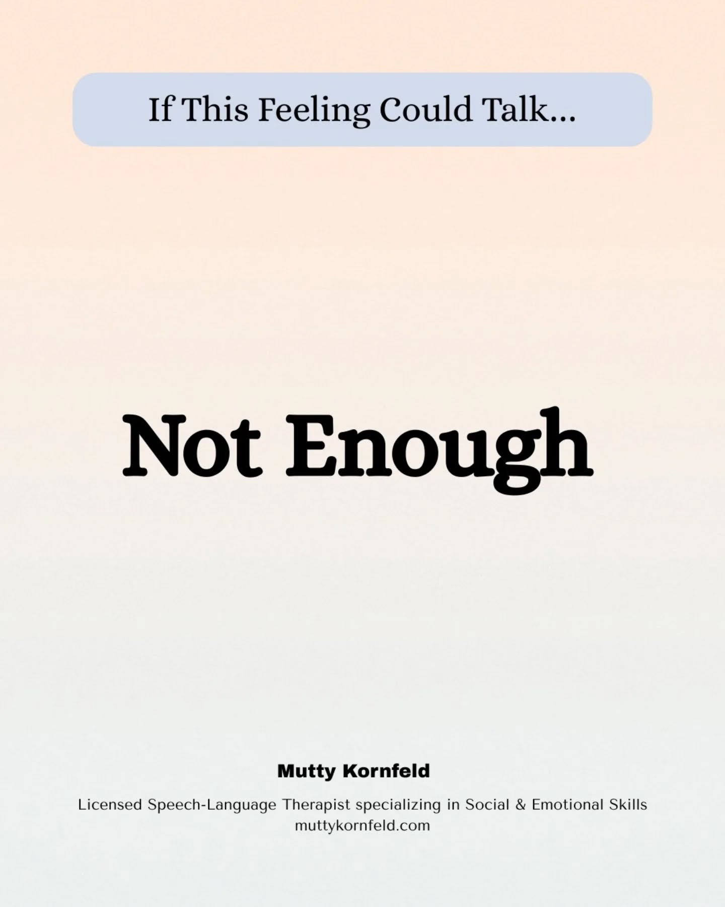 #feelings #notenough #emotions