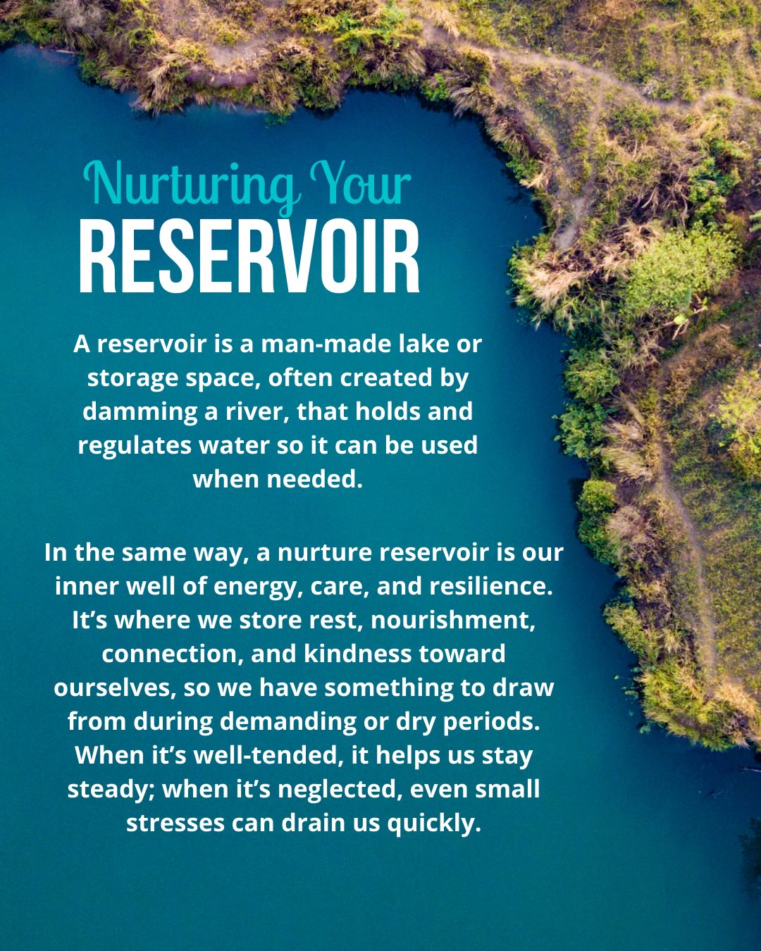 How do you know when your inner reservoir is running low?
For me, it looks like:
shorter patience.
tired-but-wired at night.
feeling touched out.
overwhelm from small things.
tension in my body.
For some it can feel like anxiousness, anger, or feeling disconnected, numb or shut down.
But what is so important to know and remember- is That’s the nervous system moving into protection —
fight, flight, freeze. Not failure. Not weakness. Just a signal.
We’ve been taught about the you can’t pour from an “empty cup” analogy. But a reservoir is different.
A reservoir, on the other hand, is rooted. It’s connected to the land. It’s not just quick self care moments (although these are helpful too). A reservoir holds depth, it fills slowly and steadily, and it’s meant to sustain many seasons. You don’t chug from a reservoir like we may from a cup sometimes, you tend to it, listen to it, protect it 🩵
This is the heart of my work, and it’s led me to create 2 new special containers this year, rooted in own motherhood journey, 10 year + healing path, and informed from my training in somatic experiencing, nurture neuroscience, and yoga & nervous system trainings:
✨ Somatic Soothe — 1:1 sessions to gently support regulation and expand your capacity. Together we listen to what your body needs, and restore its inner reserves.
Sessions can be in person at The Yoga Hut or also offered virtually!
✨ Nourish & Flow — a 6-week circle for mamas & babies, rooted in movement, rest, and co-regulation.
Held in shared waters, we remember how to rest and also hold space for the whole spectrum of motherhood—allowing our inner reservoirs to be tended and replenished together. Offered in person starting Feb 23rd @alignyogaandpilates from 11:00am-12:15pm.
Spaces where your nervous system can soften.
Where you don’t have to hold it all alone.
Where your reservoir can deepen over time.
If this resonates, comment RESERVOIR or send me a DM for more info! 🤍
#tilllsonburg #postpartum #nervoussystemhealing #somatichealing #swontario