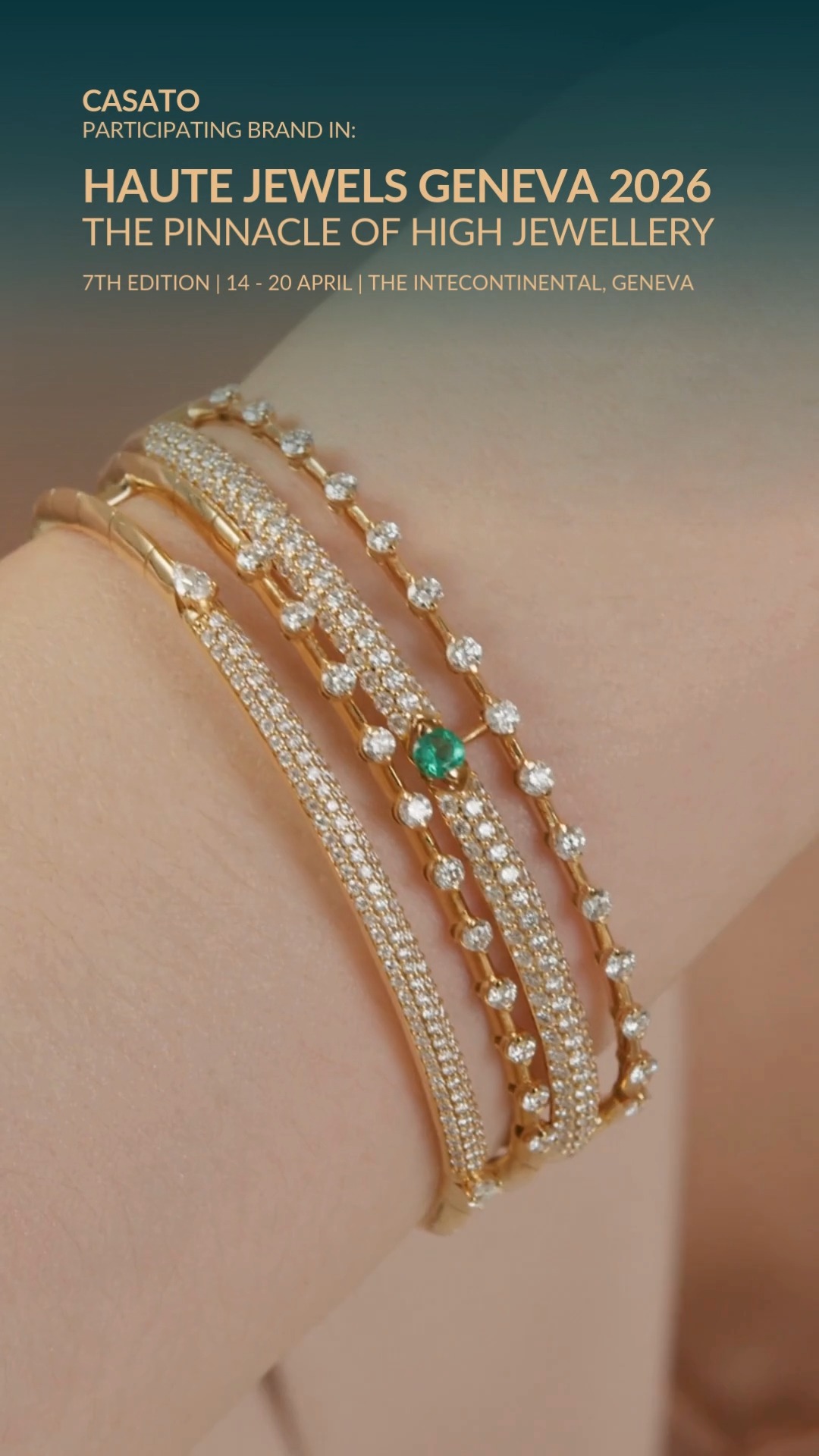Harmonious volumes, refined elegance, and an unmistakable Italian spirit.
@casatogioielli 's creations are miniature works of art where design, emotion, and craftsmanship come together to tell a story of beauty and balance.
Discover Casato, exhibitor at Haute Jewels Geneva 2026: The Pinnacle of High Jewellery.
🗓️ 14–20 April 2026
📍 The Intercontinental Hotel
REGISTER NOW VIA OUR WEBSITE TO SECURE YOUR SPOT (link in bio)