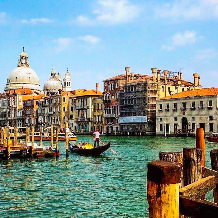 I’ve been fascinated by Venice for years, and it didn’t disappoint! It’s hard to get frustrated when you keep getting lost when the wrong street dead ends into this!
*
*
Check out our bio for the link to our blog and read all about our trip to Venice!