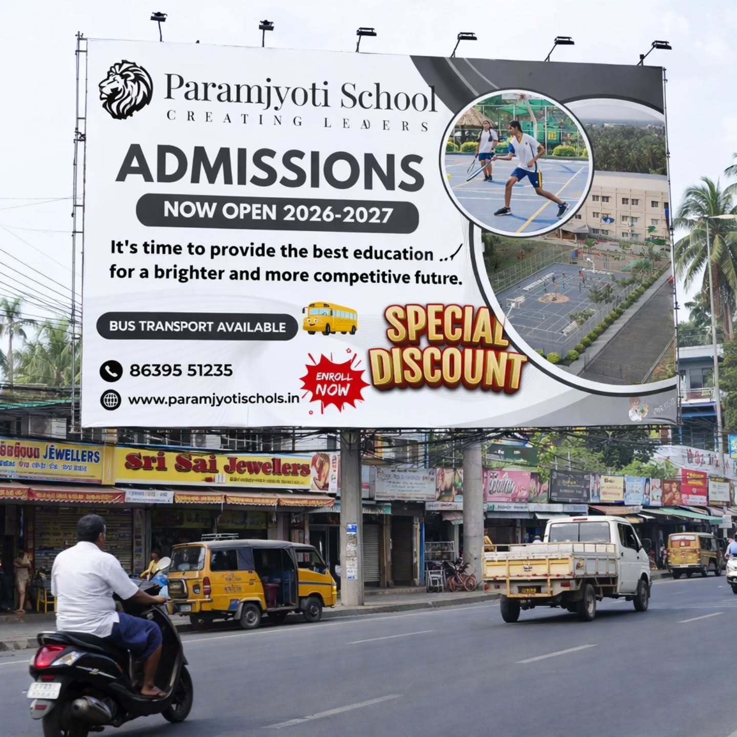 Admissions Open 2026–2027 🎓
Give your child the gift of quality education, strong values, and a brighter future at Paramjyoti School.
✅ Creating Leaders
🚌 Bus Transport Available
🎉 Special Discount
📞 86395 51235
🌐 www.paramjyotischools.in
Enroll now and secure your child’s success! ✨
#AdmissionsOpen #ParamjyotiSchool #Amalapuram