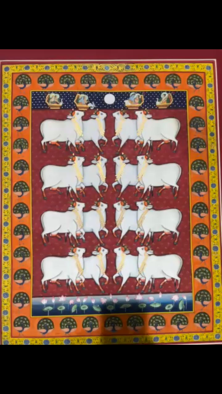🌼✨ Presenting this exquisite Pichwai painting from Vishvakrit! 🐄🎨
Measuring 22x30 inches, this artwork beautifully captures the essence of Lord Krishna and the divine play with nature. The cows symbolize nourishment and prosperity, entwined deeply with Vastu principles that emphasize harmony and positive energy in our living spaces. 🕉️🌿
🌟 Vastu Significance: Pichwai paintings not only enhance the visual appeal of your home but also promote positivity, abundance, and spiritual upliftment. Placing art that resonates with Vastu can invite good fortune and tranquility into your environment.
Handmade Painting
For order DM on +919266886221
Let this vibrant piece bring joy and auspiciousness into your life! 🌈✨
#Pichwai #Vastu #ArtWithMeaning #CulturalHeritage #PositiveEnergy KrishnaArt Vishvakrit