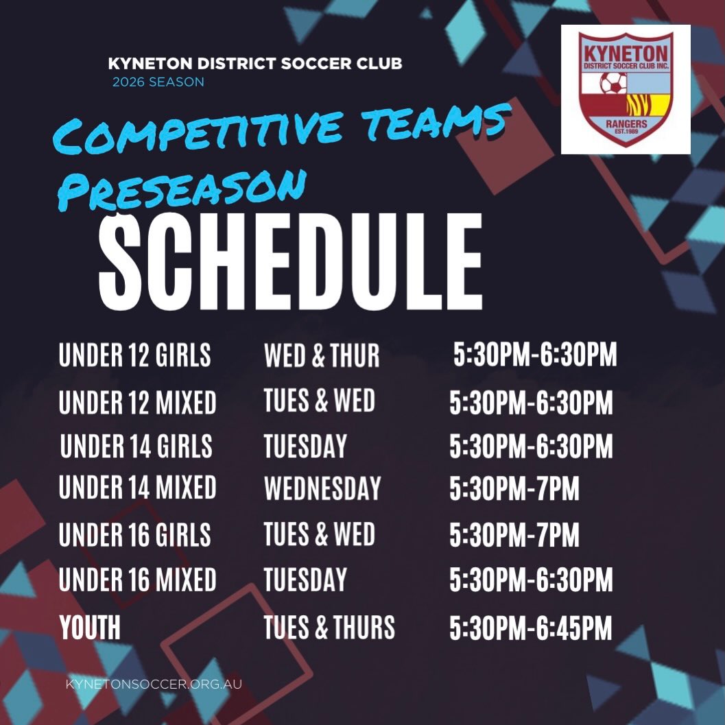 Boots back on and preseason underway 👟🔥
Our junior competitive teams are gearing up and ready to go! If you’re U12s through to Youth, we’ve got a spot for you — with both mixed teams and all-girls teams available.
Come down, get involved, and be part of something big this season 💪⚽️ #Preseason #JuniorFootball #GameOn