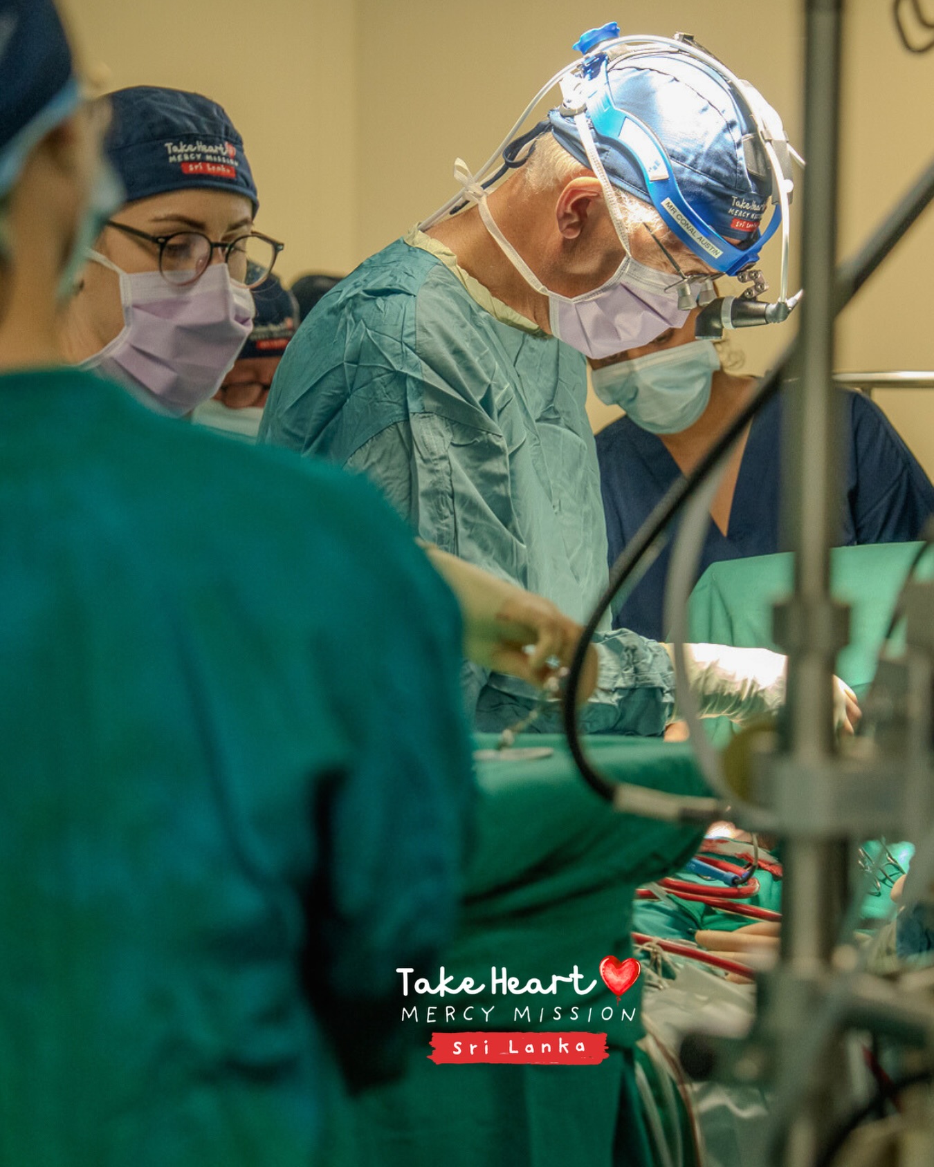 Mr. Conal Austin — Consultant Paediatric Cardiothoracic Surgeon In Action❤️
Every operation like this is made possible through the kindness and generosity of our supporters. Your donation helps give a child the chance at life they deserve, funding life-saving surgeries, vital medical equipment, and care for children in Sri Lanka.
👉 Donate via the link in our bio and help save a child’s life today.
#takeheartmercymission #savinglittlehearts #srilanka #heartsurgery #hopeforchildren