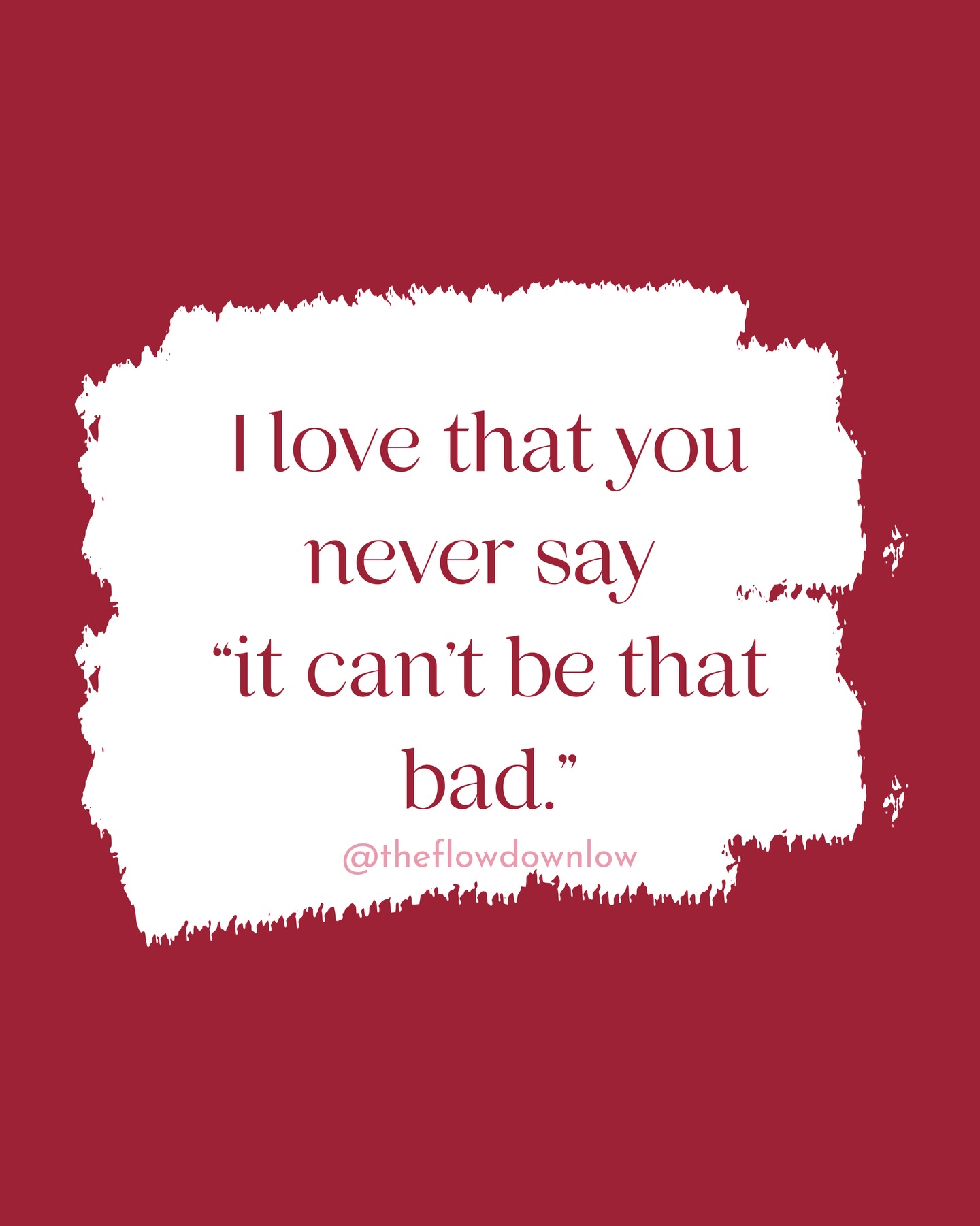 Send this to someone who gets periods.
A best friend. A partner. Yourself.
Sharing this post = sending a virtual thank you card 💌
One that might say: I see you. I believe you. I’ve got you on day two.
And because period love counts this Valentine’s Day
Free shipping with code LoveYourself
Until Valentine’s Day only 🩸💘
Tag or share with a true period ally.
#buylocal #australianmadeandowned #periodunderwear