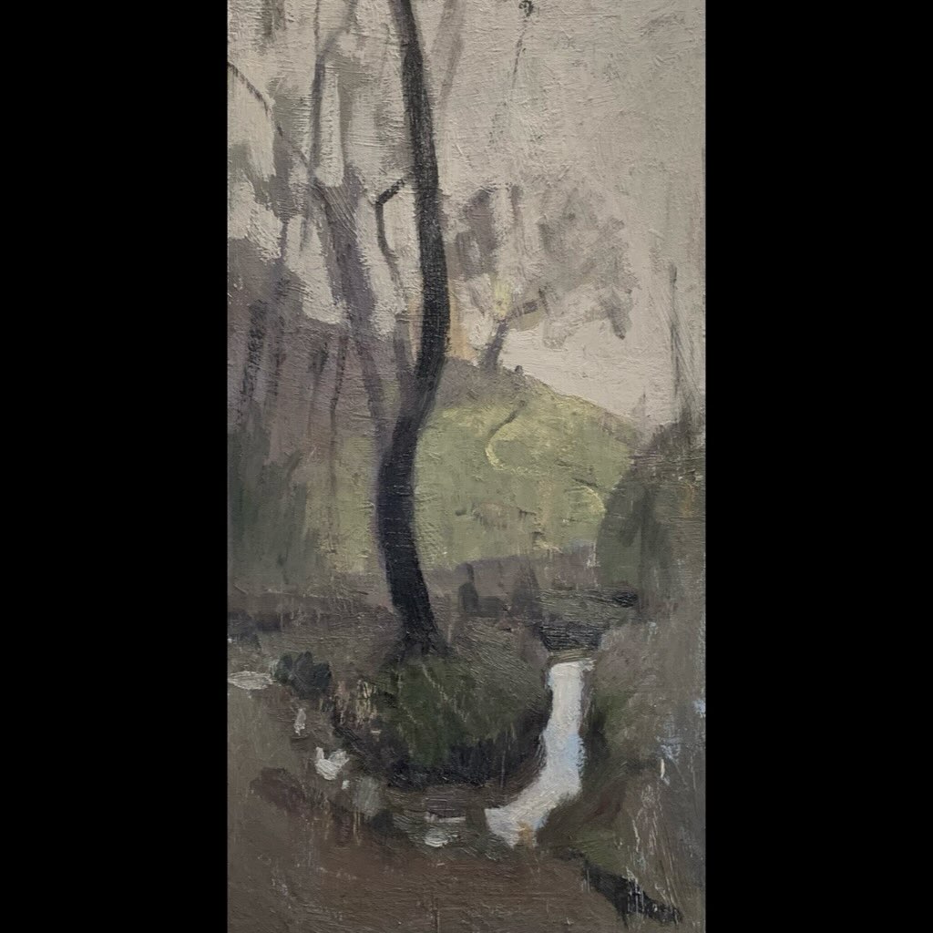 Tree island, Footland Wood.
Grey study.
#oilpainting @royalinstituteofoilpainters #sussexcountryside