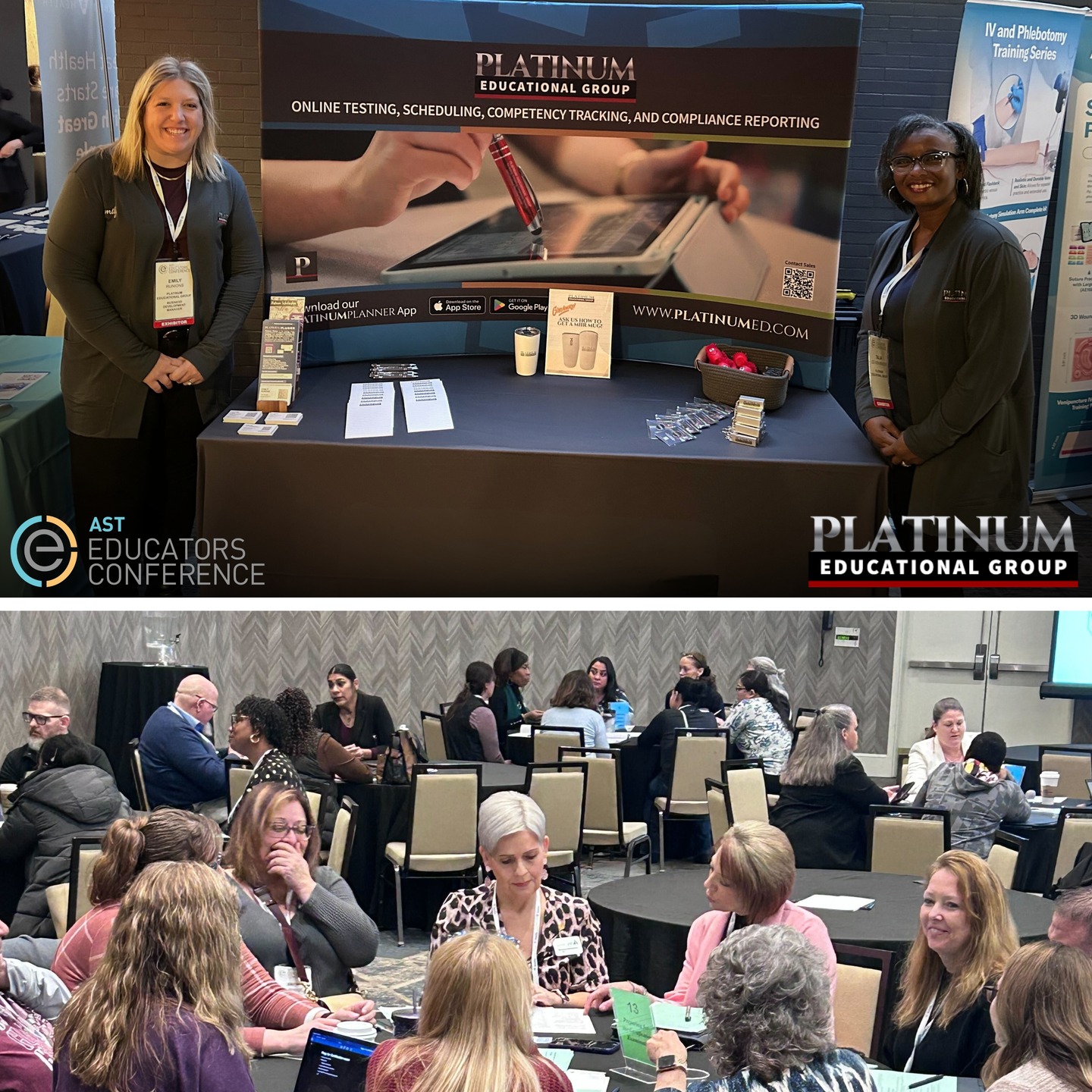 Thanks for visiting Platinum Educational Group at the 2026 @astsurgtech Educators Conference in Nashville!
We loved connecting with educators, program directors, and industry leadersâand sharing how Platinum supports programs nationwide. Special thanks to everyone who joined our Platinum Tests for Surgical Technology session. Great conversations all around!