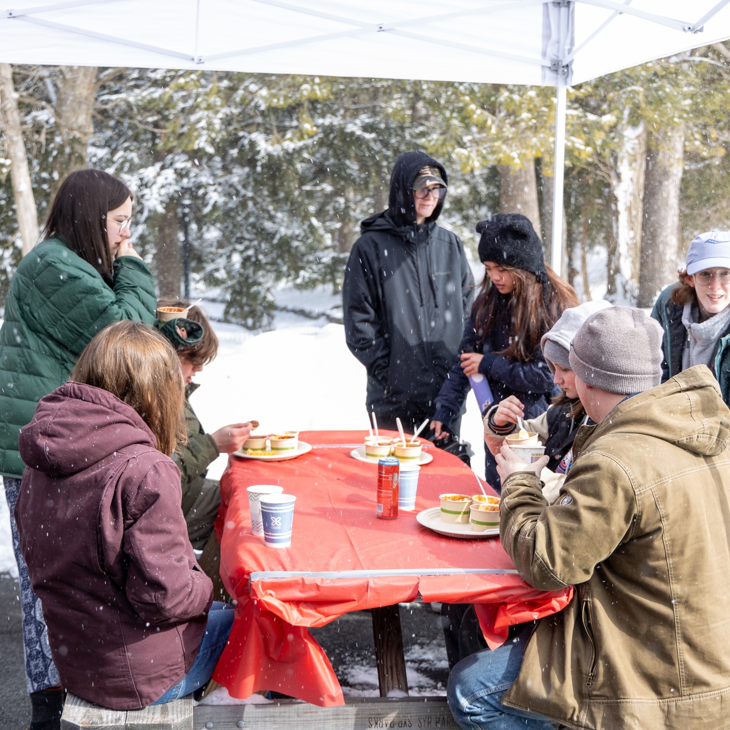 🥣Chili Fest menu
Syracuse Chili: a classic chili made with Gianelli Sausage, beer, and Dino BBQ spices. (Meat)
Field House Chili: a beef and dark red kidney beans, seasoned with herbs, red wine, and dijon mustard. (Meat & Gluten-free)
Chef Ginty's Chicken Chili: a creamy chili with chicken, red bell peppers, onion, and garlic with cheddar cheese. (Meat & Dairy)
Westcott Red Bean Chili: a homage to the hippies that made Westcott bloom, this spicy and savory chili is made with red beans with a rich tomato base. (Vegan & Gluten-free)
Ris' Chili: a kid-friendly chili, mild and delicious with black beans, kidney beans, mushrooms, corn, and lots of hidden veggies. Seriously scrumptious. (Vegan & Gluten-free)
What to expect 🌶️
Family-friendly, Indoor & Heated Outdoor seating, Pre-Orders and Quarts to Go, Kids Meals, Raffle prizes, Chili Platters