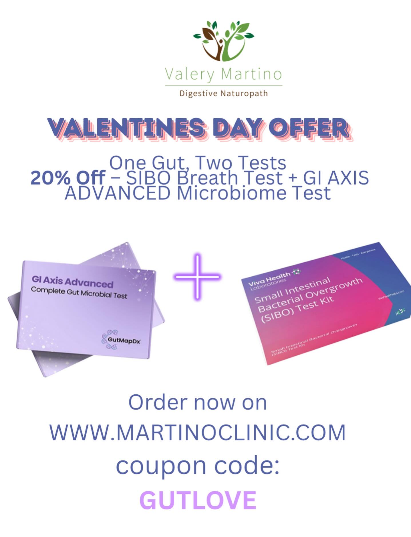 Just because I love you!!! 😍
The Comprehensive Diagnostic Package – SIBO Breath Test + GI AXIS ADVANCED Microbiome Test! 🤩
The breath test is the standard diagnostic method for identifying Small Intestinal Bacterial Overgrowth (SIBO). The test measures hydrogen and methane gas levels in the breath following consumption of a lactulose solution. Elevated hydrogen indicates hydrogen-dominant SIBO associated with diarrhea and bloating, while elevated methane indicates archaeal overgrowth (IMO) associated with constipation.
The comprehensive microbiome test – GI AXIS ADVANCED – is an advanced stool-based test utilizing PCR and DNA sequencing technology, providing a comprehensive mapping of the large intestine microbiome.
The test includes: microbiome composition (beneficial and pathogenic bacteria), fungi and yeasts (Candida and others), parasites (Giardia, Blastocystis and more), hydrogen sulfide-type SIBO bacteria (which are not detected by the breath test), inflammatory markers (calprotectin), intestinal permeability, and the function of various systems including the immune system, hormonal system, thyroid gland and more.
The package is suitable for those suffering from chronic bloating, excessive gas, unexplained diarrhea or constipation, recurring abdominal pain, worsening symptoms after carbohydrates or fiber, suspected multiple food intolerances, inflammatory bowel conditions (Crohn’s/Colitis/Diverticulitis), irritable bowel, autoimmune diseases, and hormonal imbalances.
Why is the combination of both tests important? ☝️
Each test examines a different part of the digestive system. The breath test maps the small intestine and identifies SIBO, while the microbiome test maps the large intestine – bacteria, fungi, parasites, inflammation, permeability, and digestive and systemic function. The combination provides a complete picture of both parts of the gut, identifies the exact source of the problem, and enables building a personalized treatment protocol!