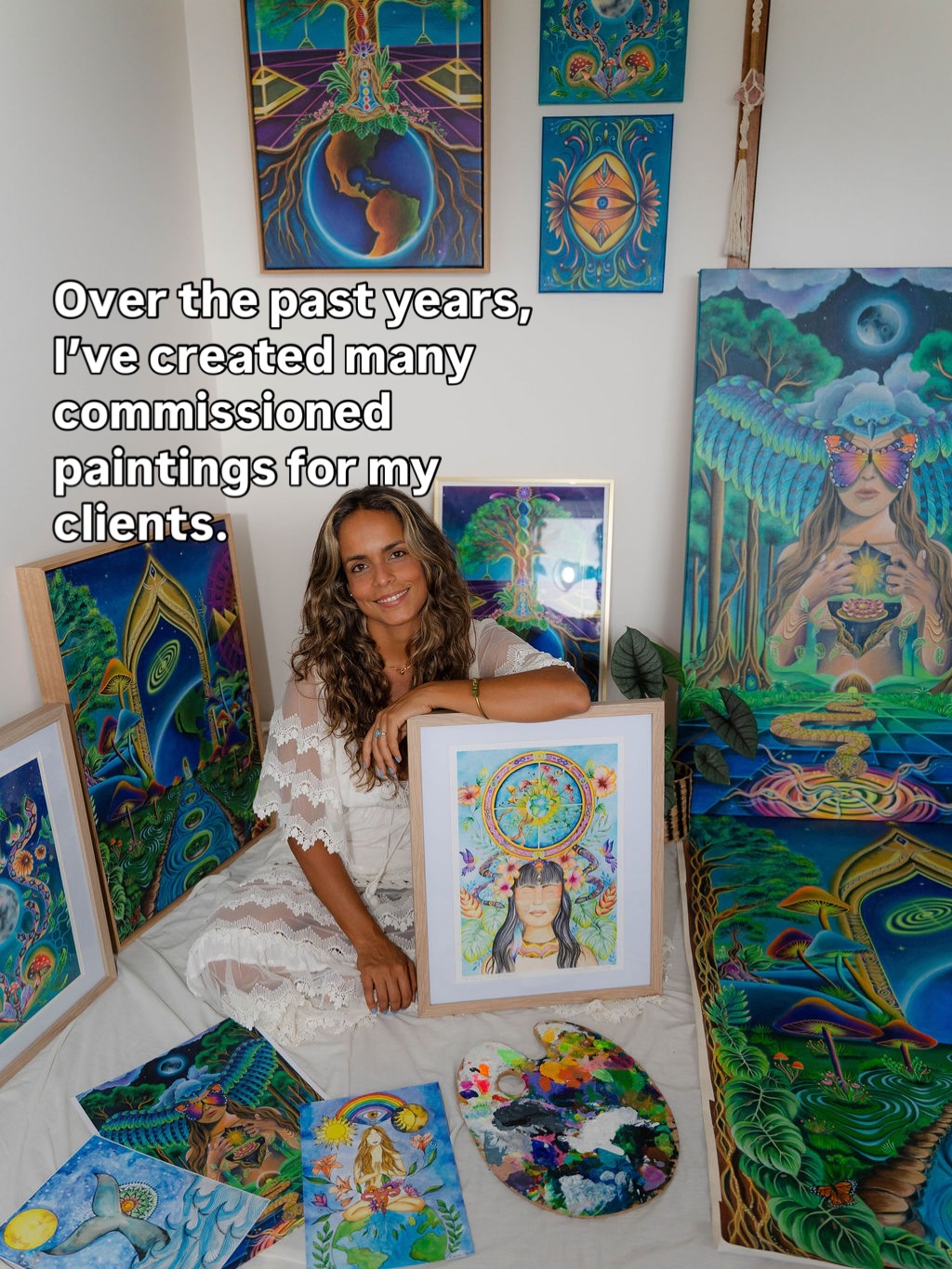 Commissioned ART is an EXCHANGE.
A conversation.
A Co-creation.
When you choose to commission a piece, you’re not just asking for a painting, you are inviting me into YOUR STORY, your emotions, your symbols.
Each artwork is created slowly, with intention, layers and meaning.
Because what matters to you deserves to be honeyed and translated with care.
If this resonates with you, send me a DM. ❤️
Much Love,
Kai 🌻